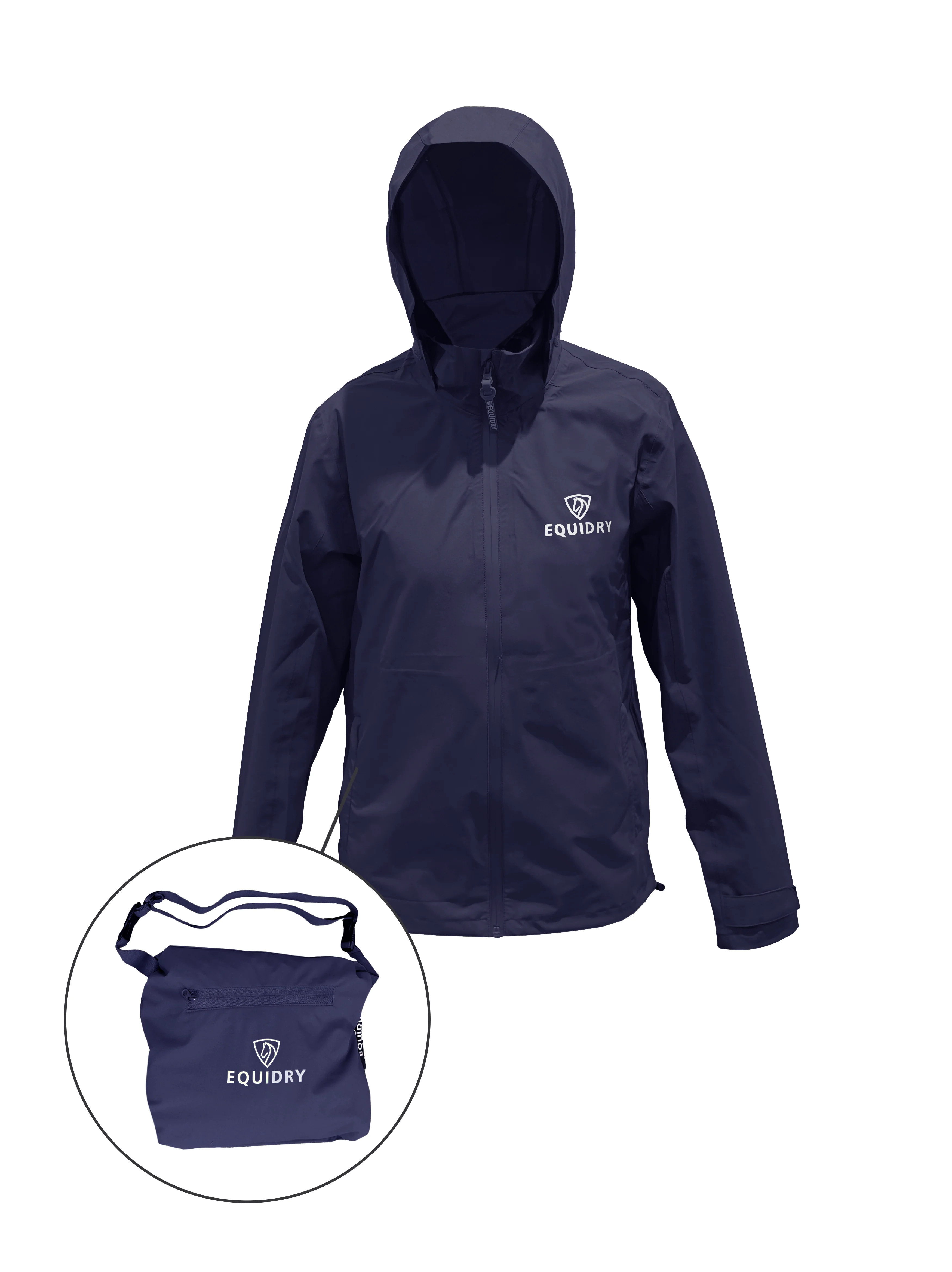 Nimbus Waterproof Pack Away Jacket | Children's | Navy - Image 7