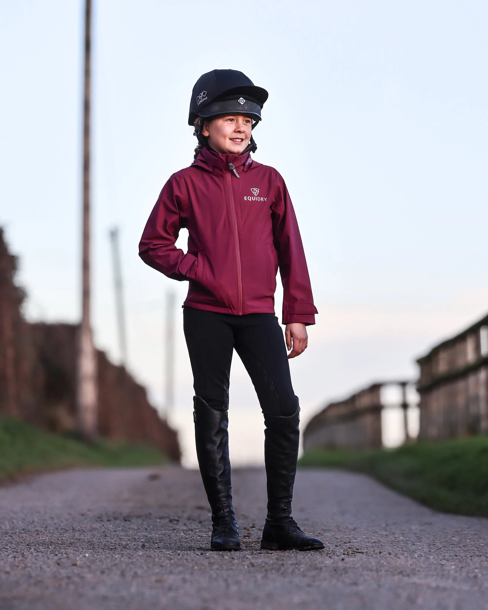 Nimbus Waterproof Pack Away Jacket | Children's | Plum - Image 10