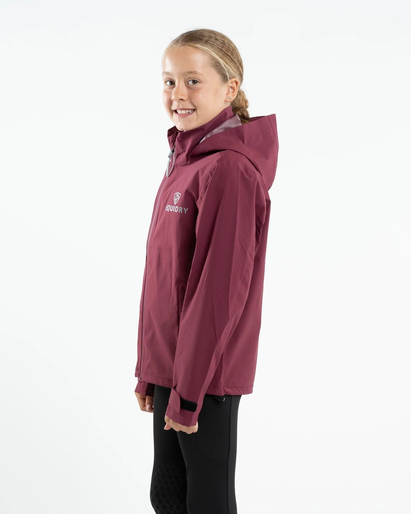 Nimbus Waterproof Pack Away Jacket | Children's | Plum - Image 3