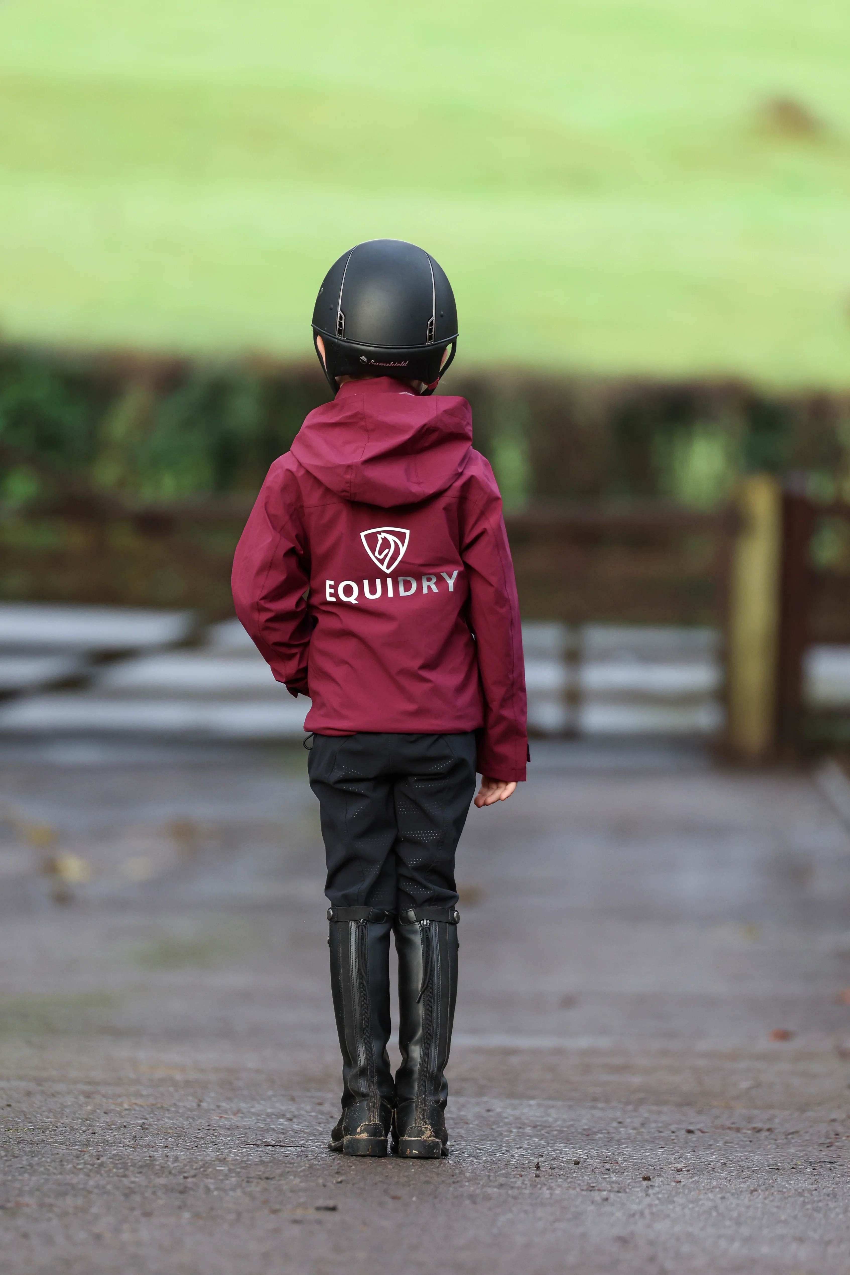 Nimbus Waterproof Pack Away Jacket | Children's | Plum - Image 9