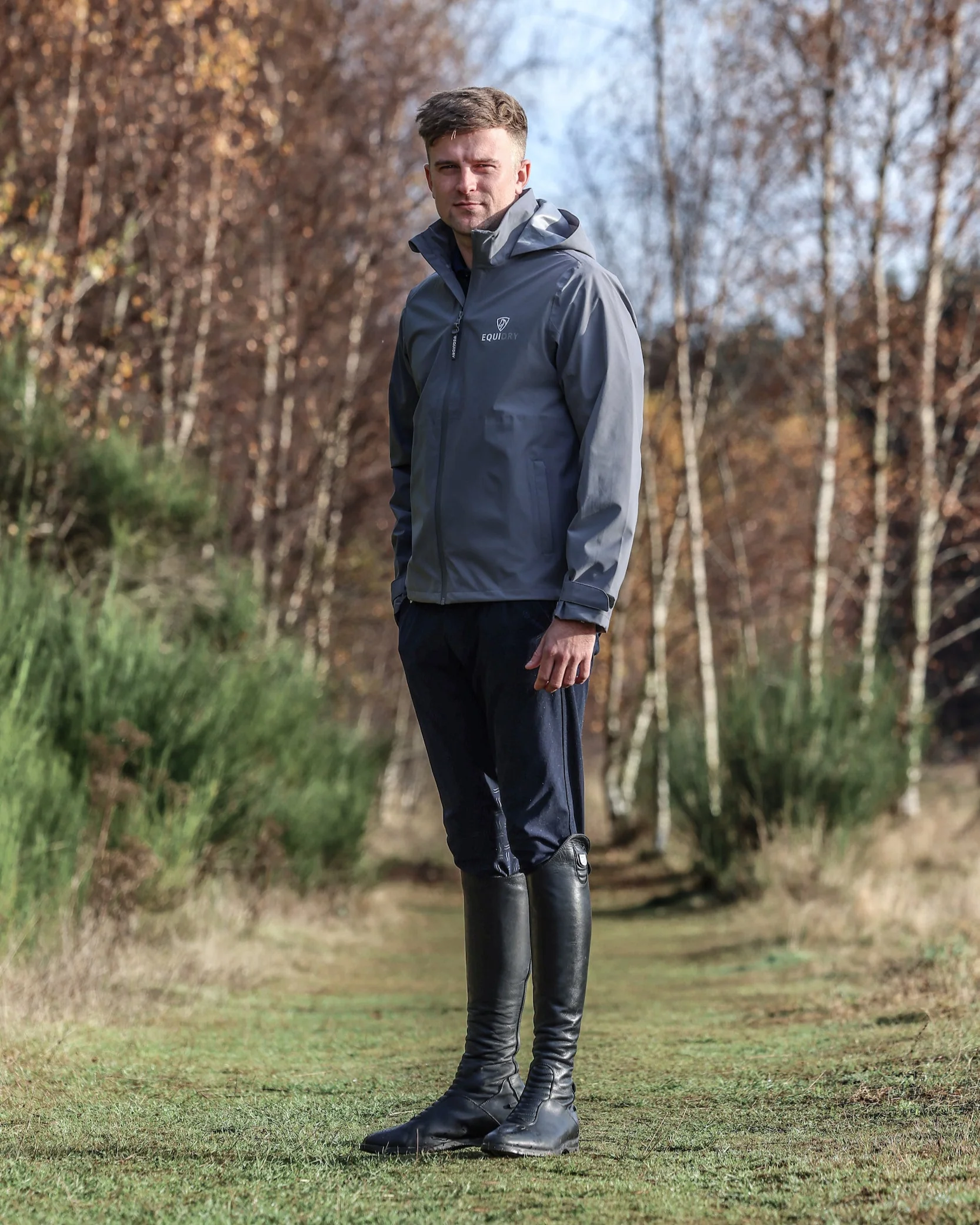 Nimbus Waterproof Pack Away Jacket | Men's | Grey - Image 4