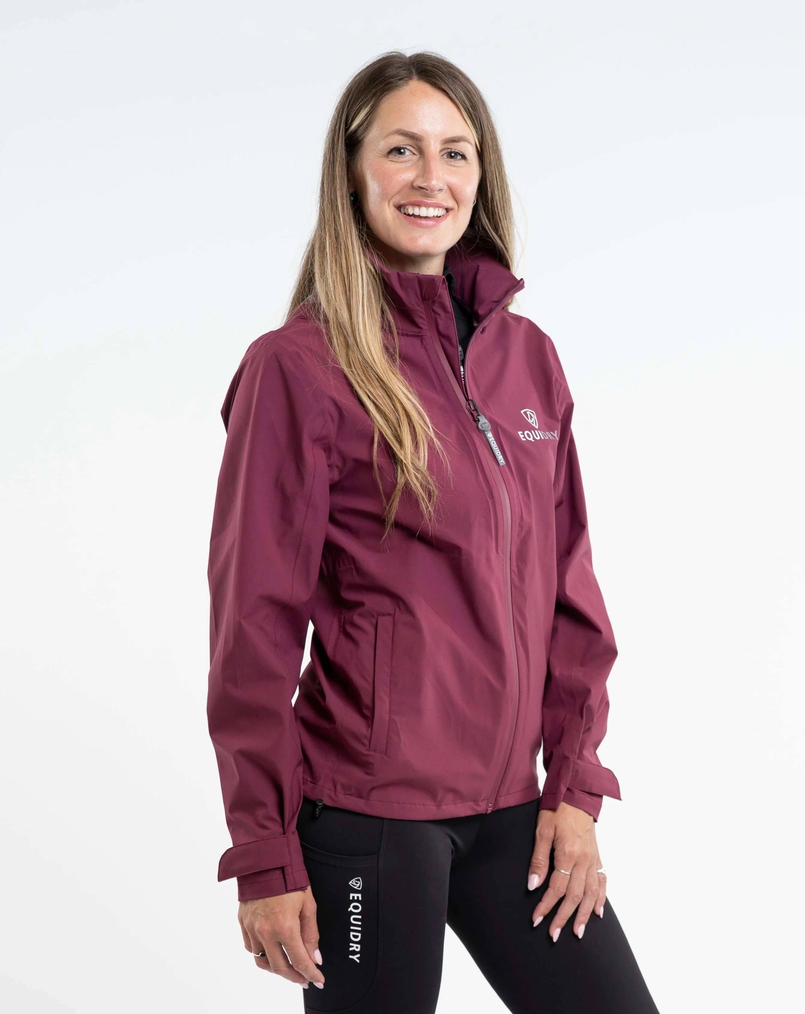Nimbus Waterproof Pack Away Jacket | Women's | Plum - Image 5