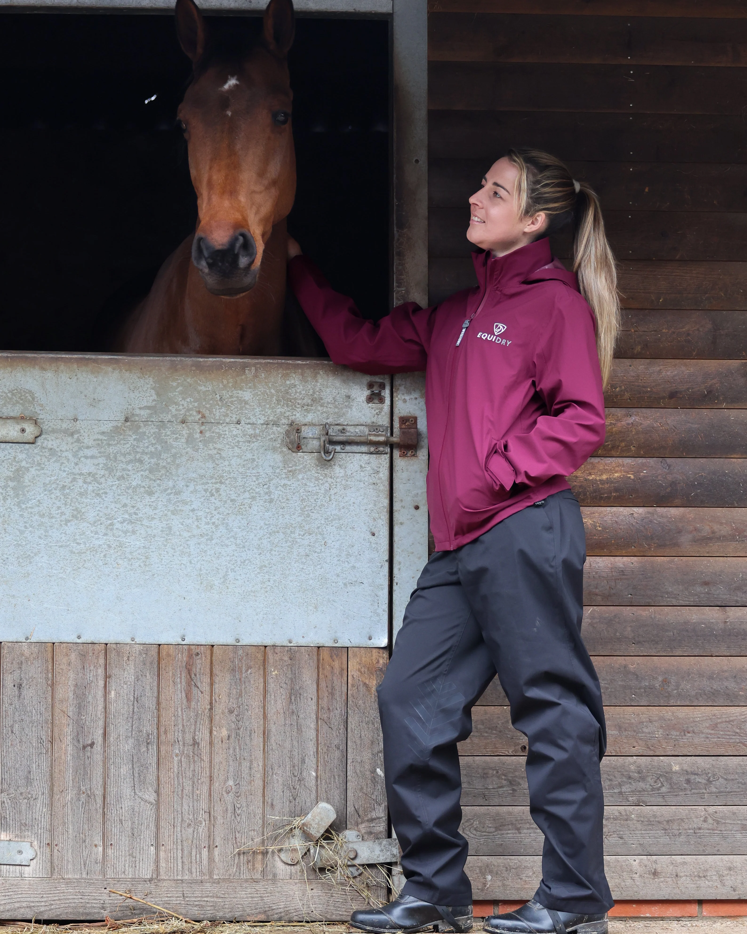 Nimbus Waterproof Pack Away Jacket | Women's | Plum - Image 6