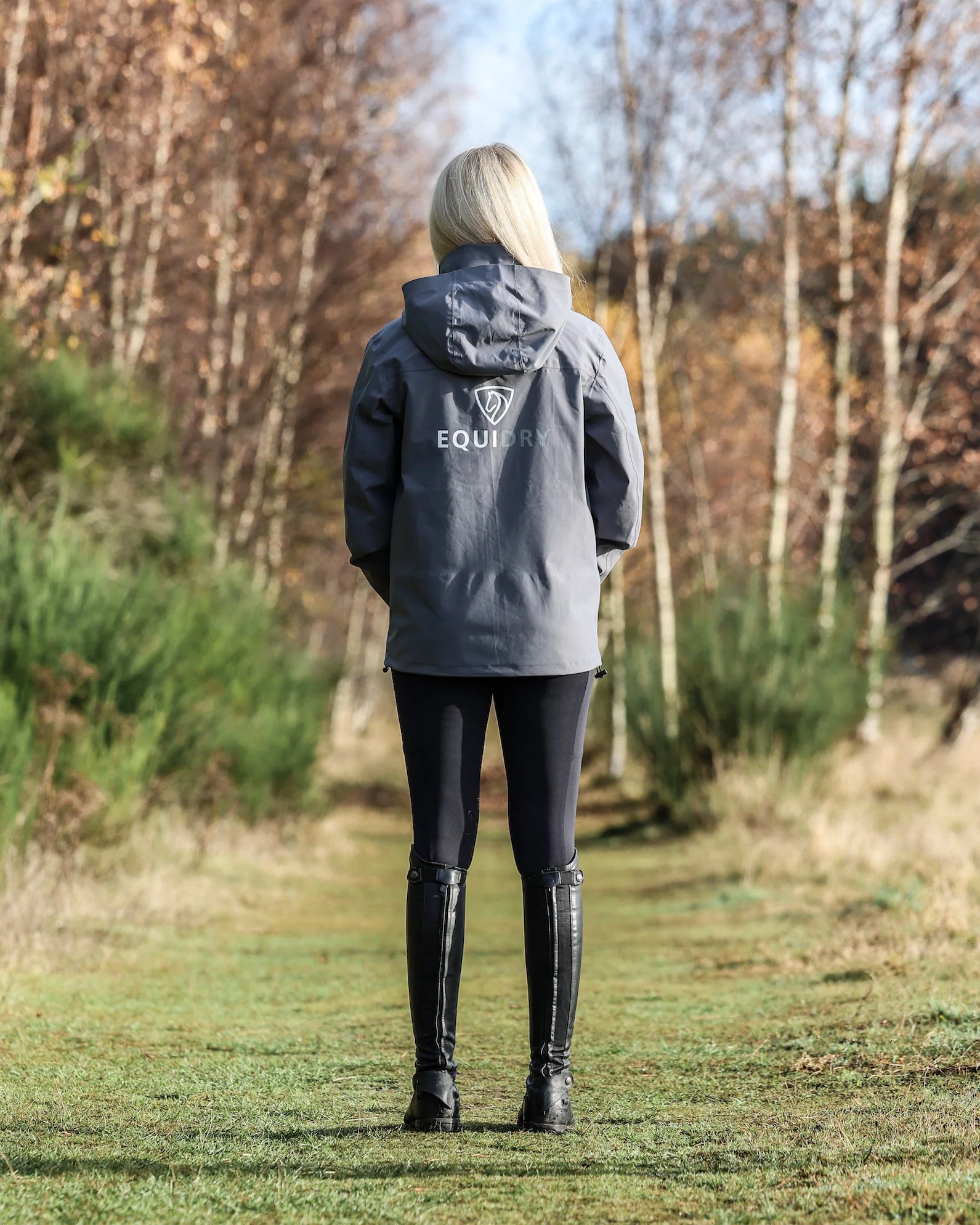 Nimbus Waterproof Pack Away Jacket | Women's | Grey - Image 7