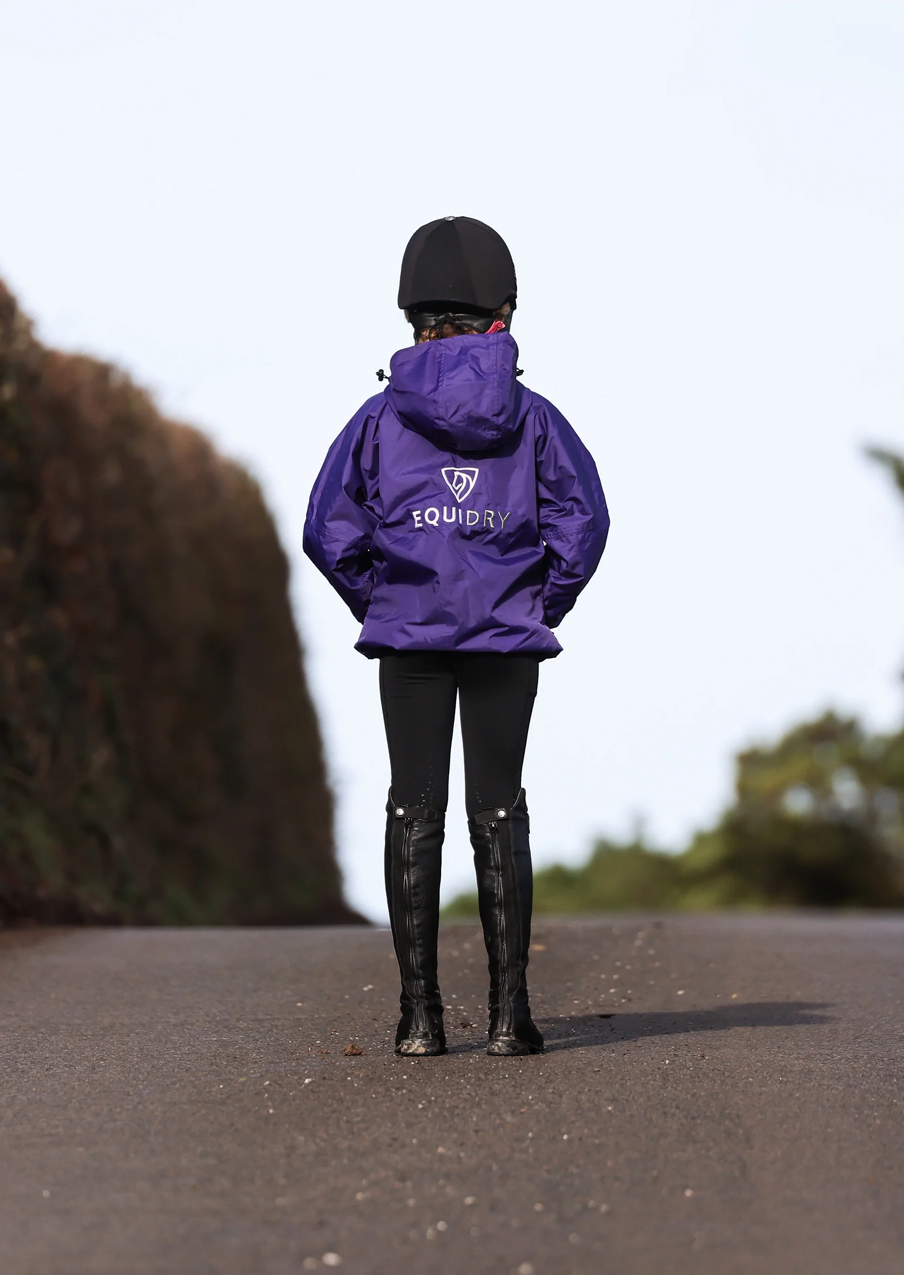 Shortie Children's | Thin Fleece | Purple - Image 3