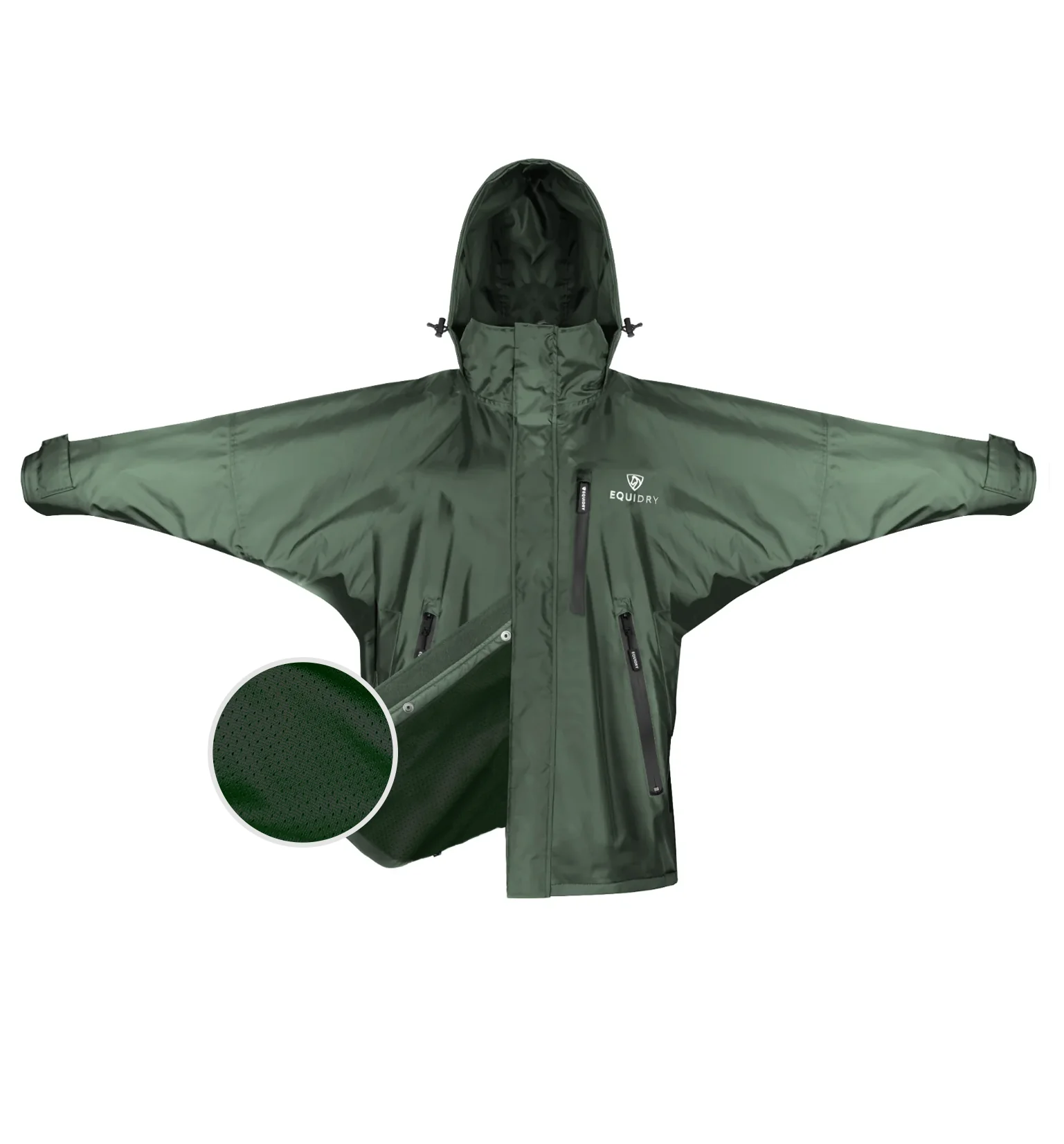 Shortie Mac Women's | Mesh Lining | Black Forest Green