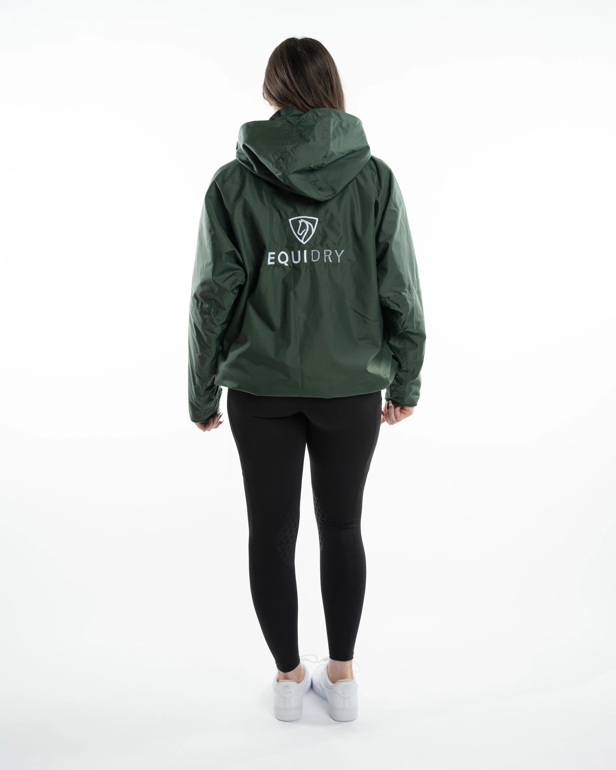 Shortie Women's | Thin Fleece | Black Forest Green - Image 9