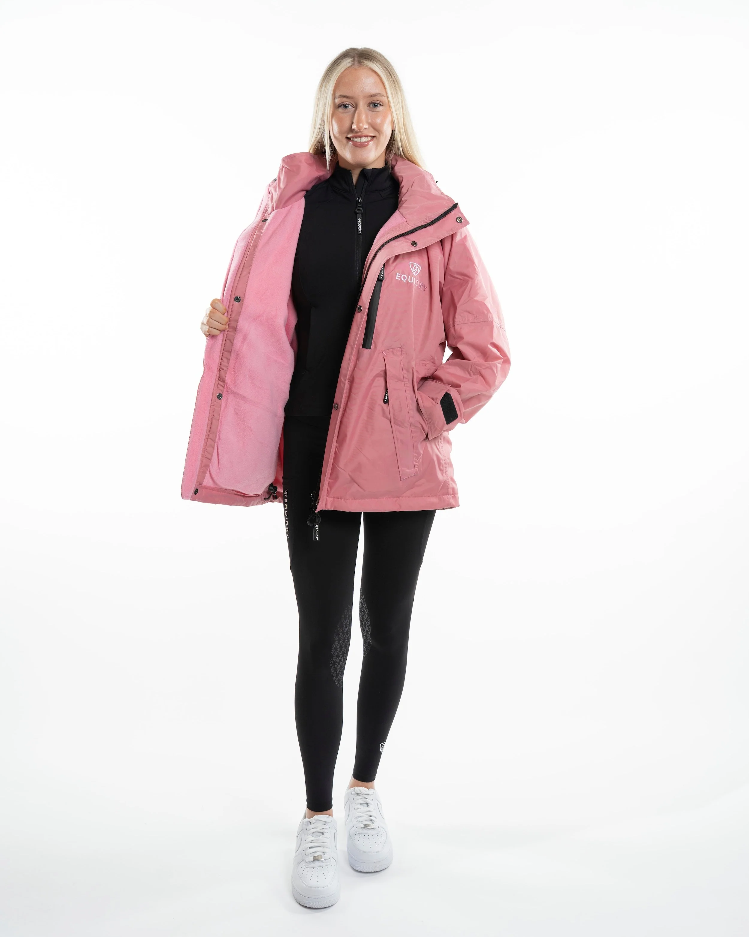Shortie Women's | Thin Fleece | Dusky Pink - Image 5