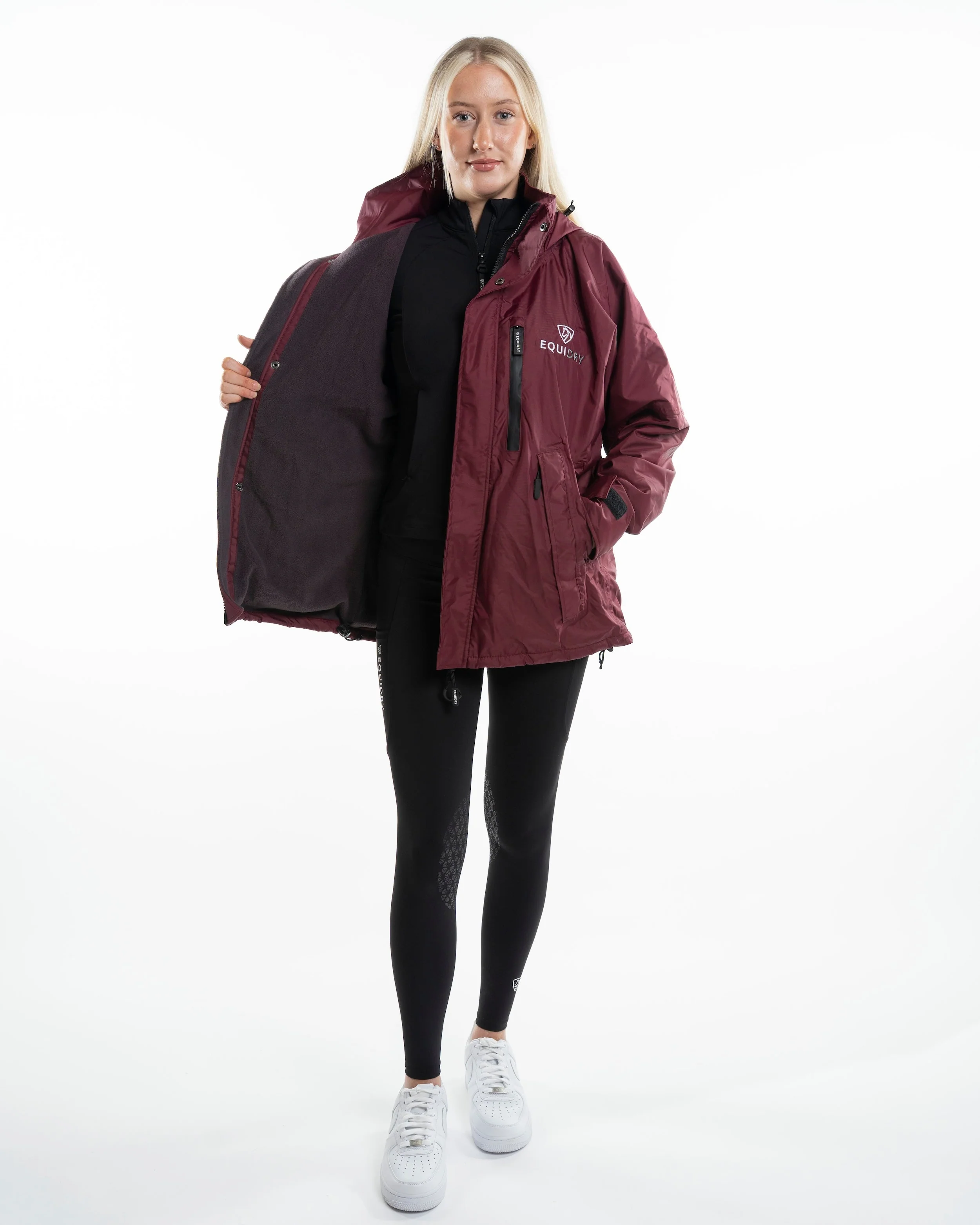Shortie Women's | Thin Fleece | Plum - Image 11