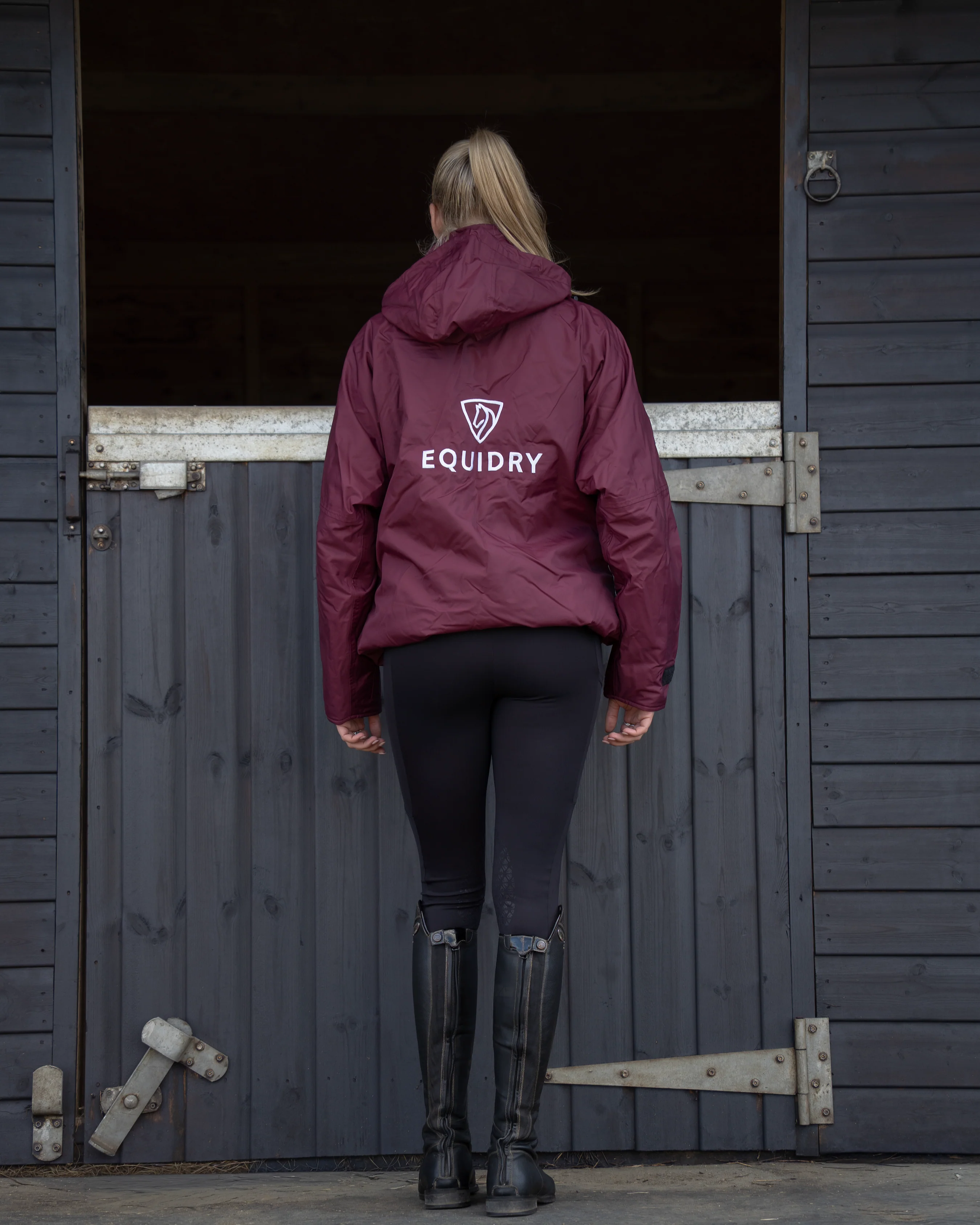 Shortie Women's | Thin Fleece | Plum - Image 5