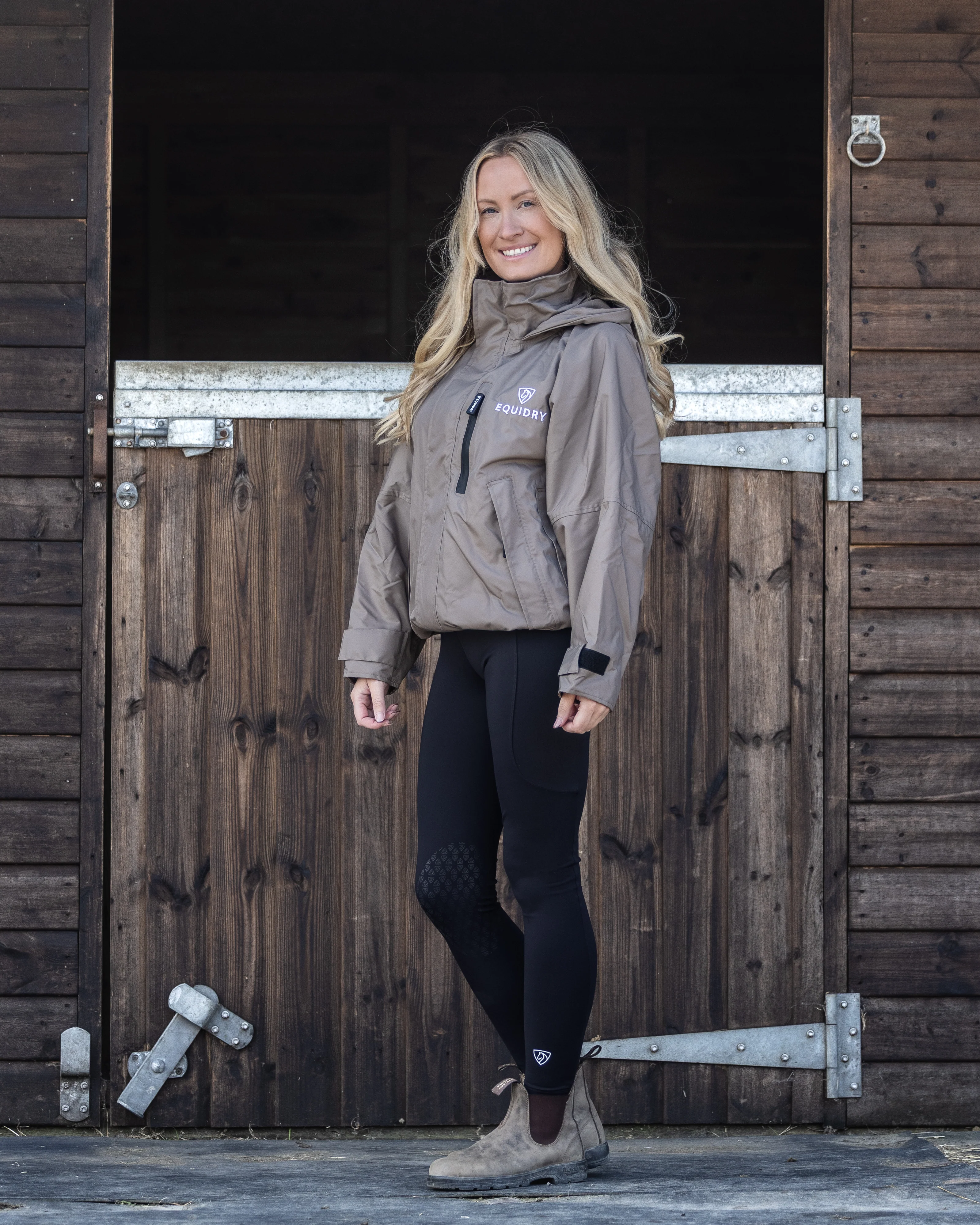 Shortie Women's | Thin Fleece | Taupe - Image 5