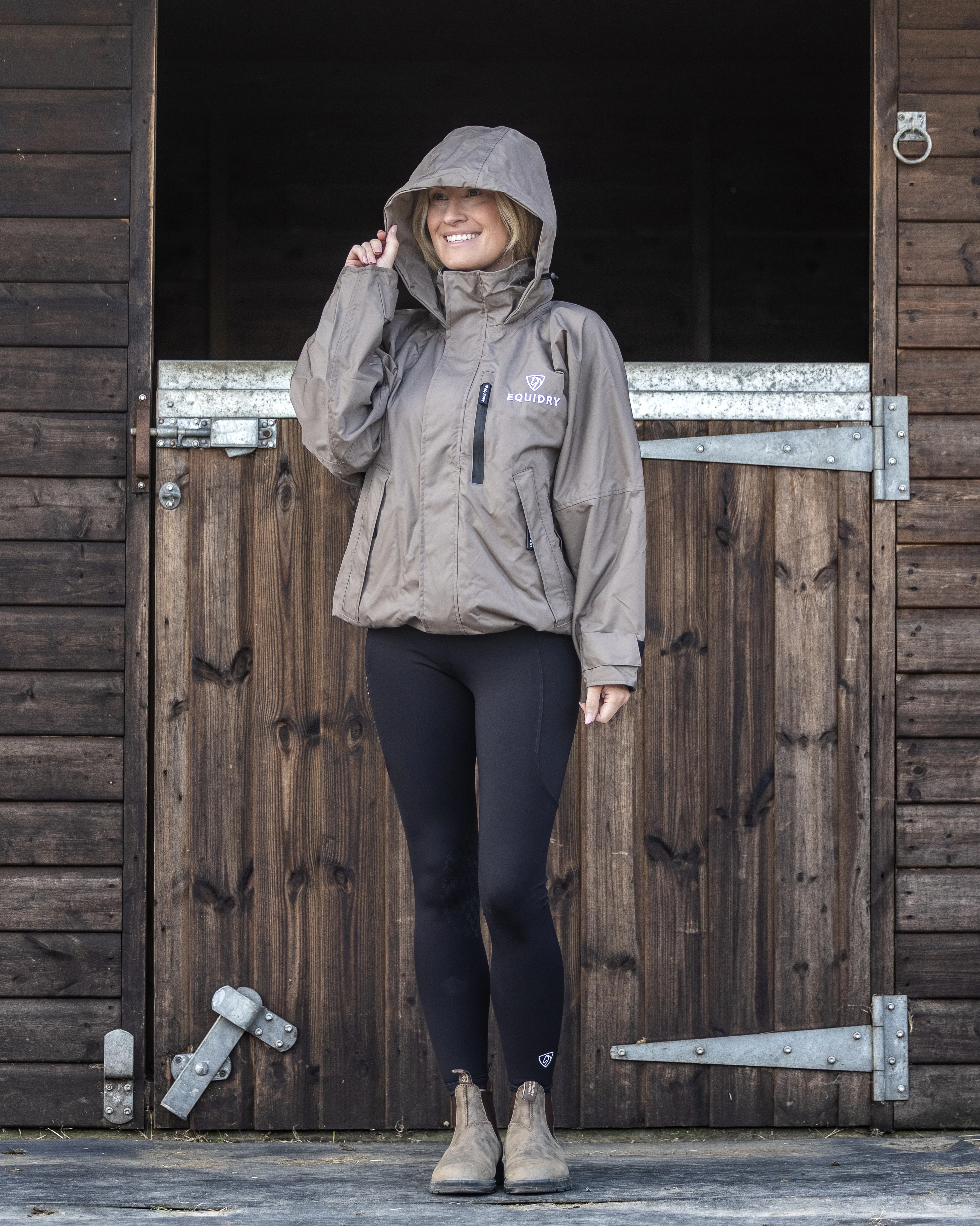 Shortie Women's | Thin Fleece | Taupe - Image 7