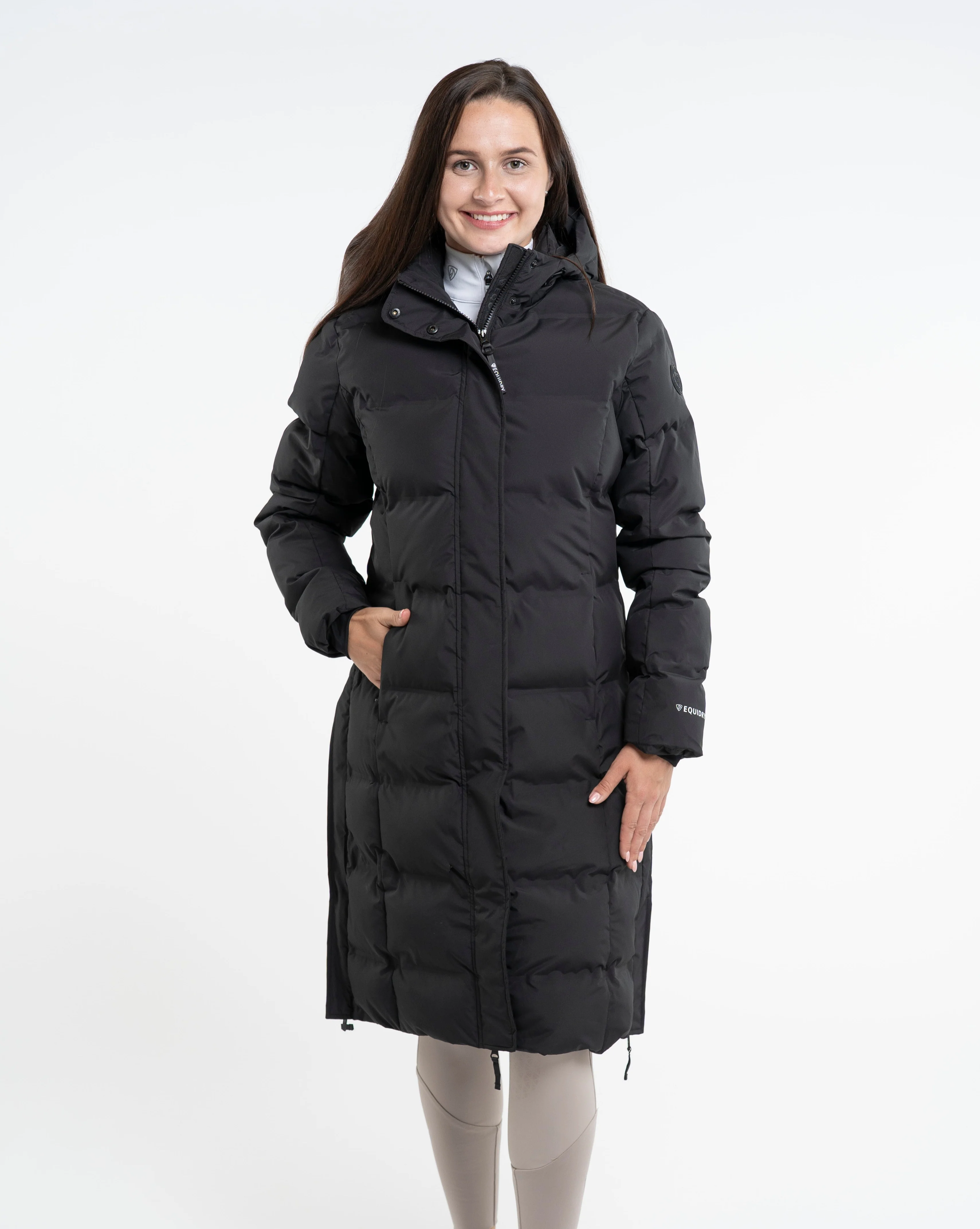 Thora Waterproof Riding Puffer | Women's | Black - Image 2