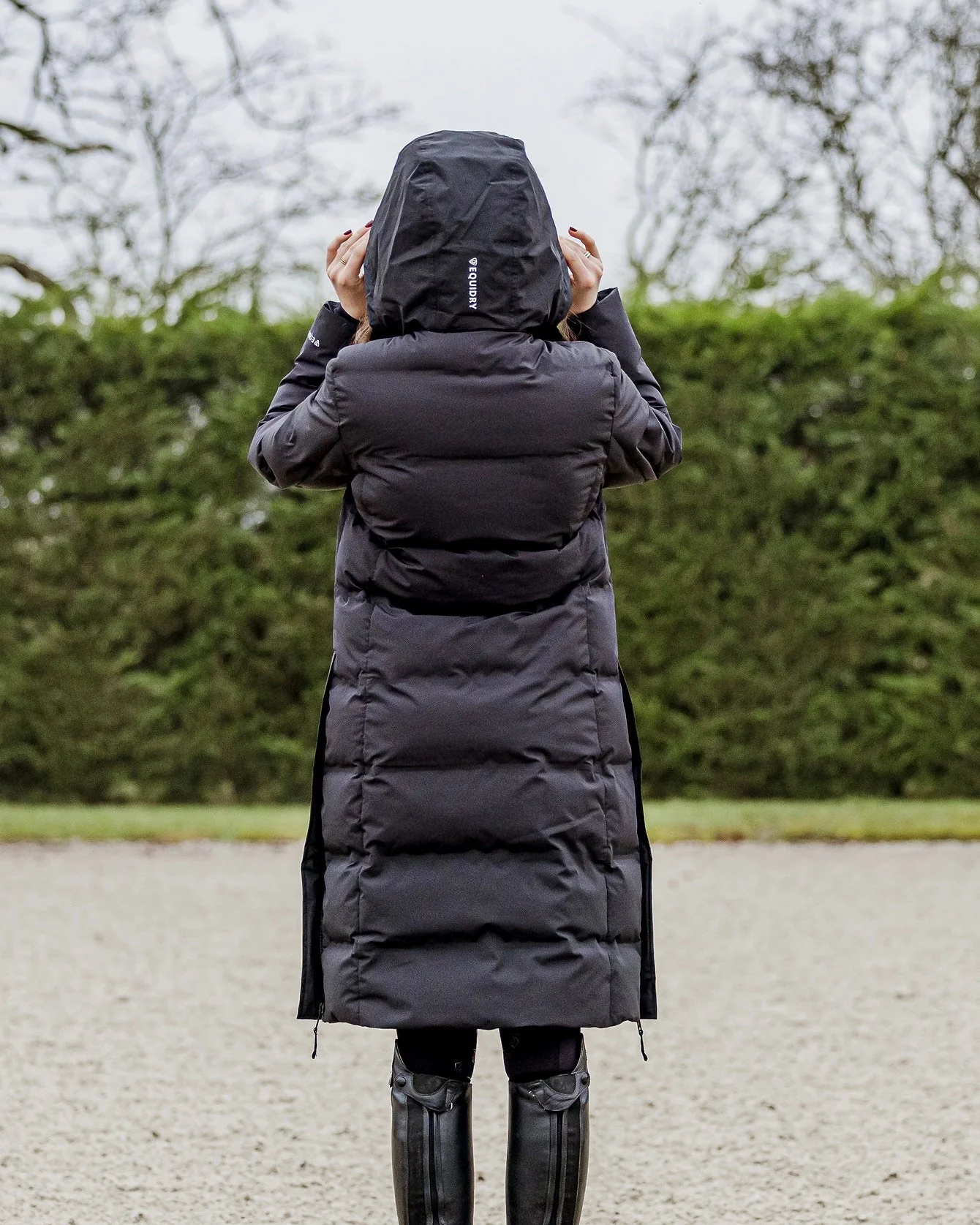 Thora Waterproof Riding Puffer | Women's | Black - Image 7