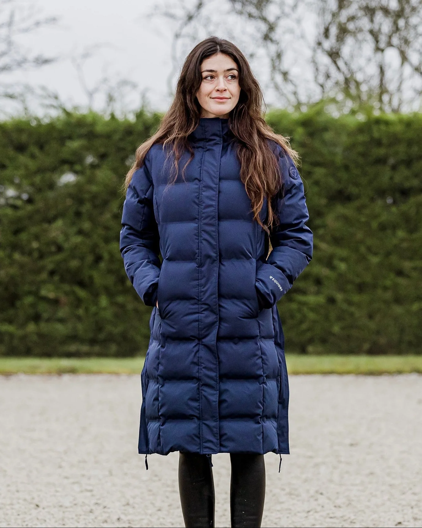 Thora Waterproof Riding Puffer | Women's | Navy