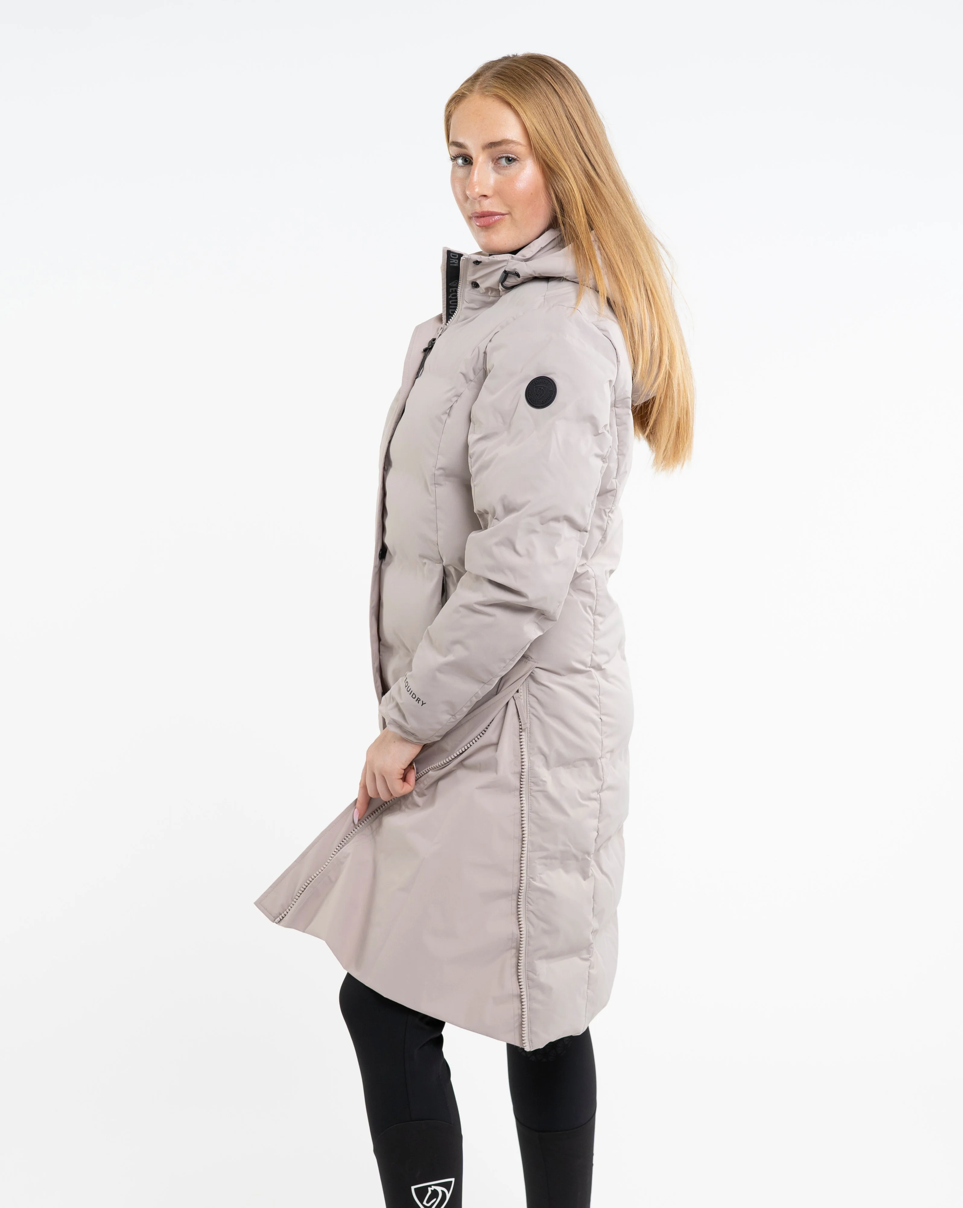 Thora Waterproof Riding Puffer | Women's | Sand - Image 11