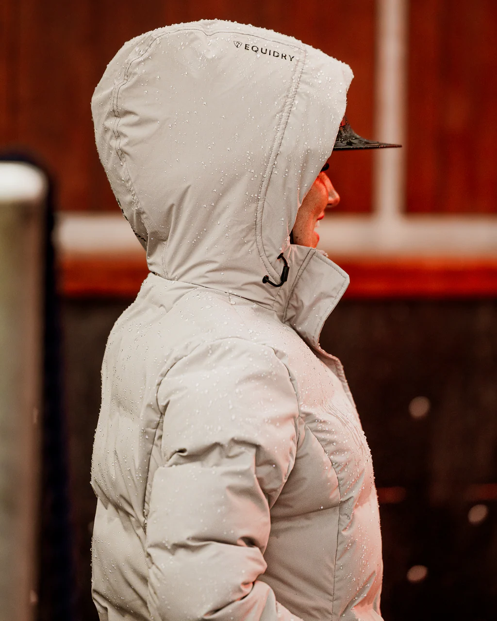 Thora Waterproof Riding Puffer | Women's | Sand - Image 7