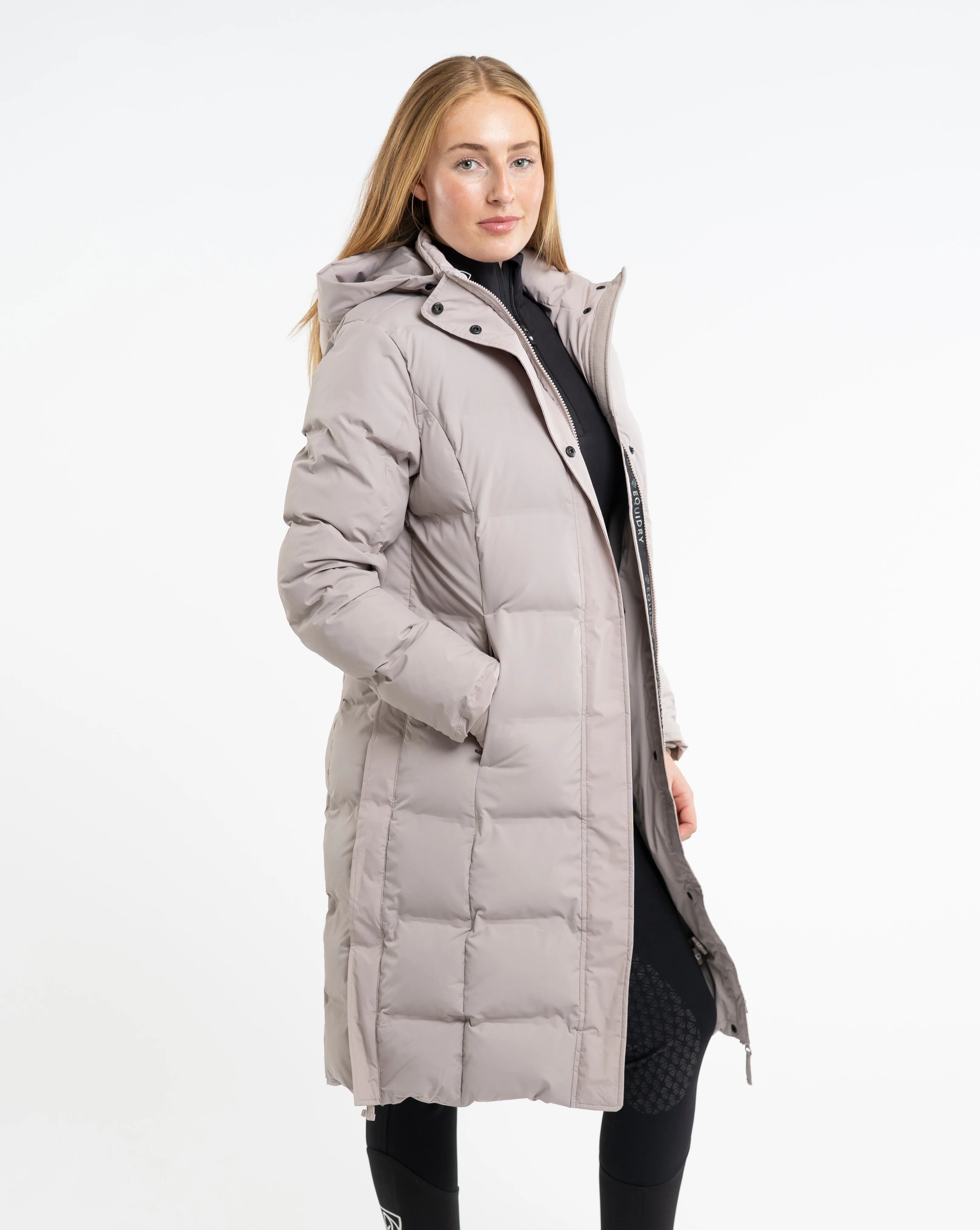 Thora Waterproof Riding Puffer | Women's | Sand - Image 9