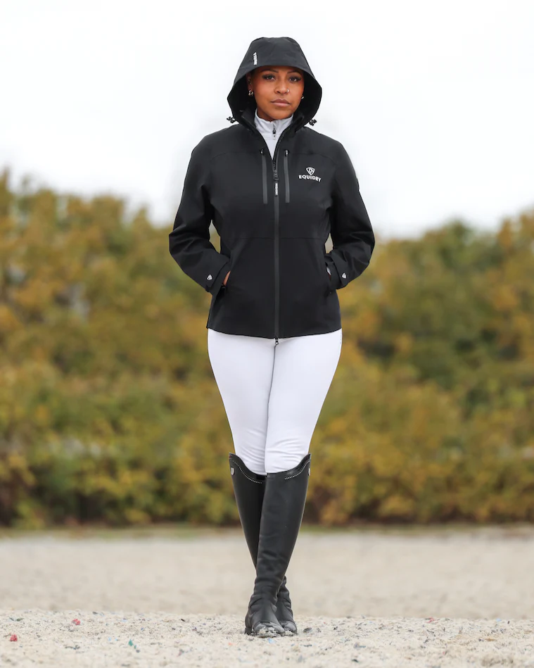 Varsha Waterproof Riding Jacket | Women's | Black - Image 6