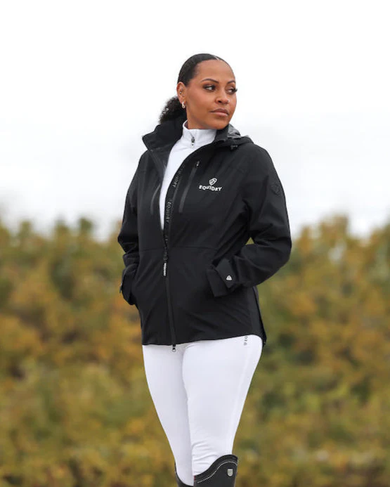 Varsha Waterproof Riding Jacket | Women's | Black - Image 8