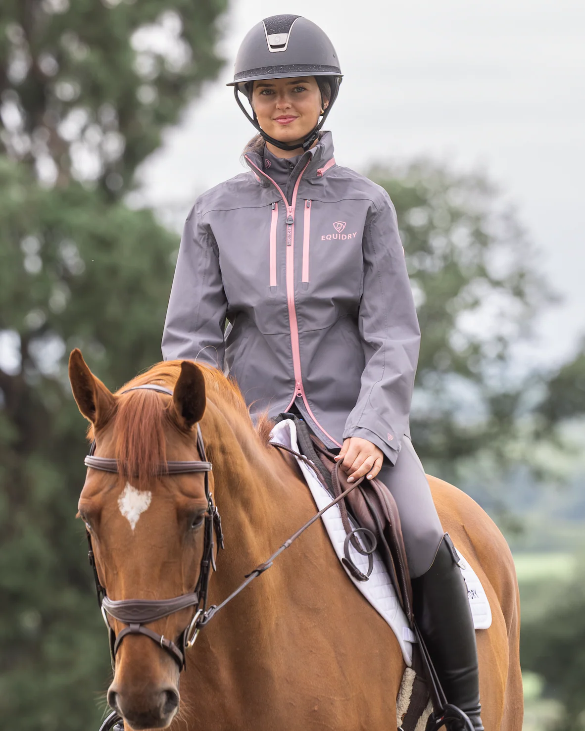 Varsha Waterproof Riding Jacket | Women's | Grey - Image 3