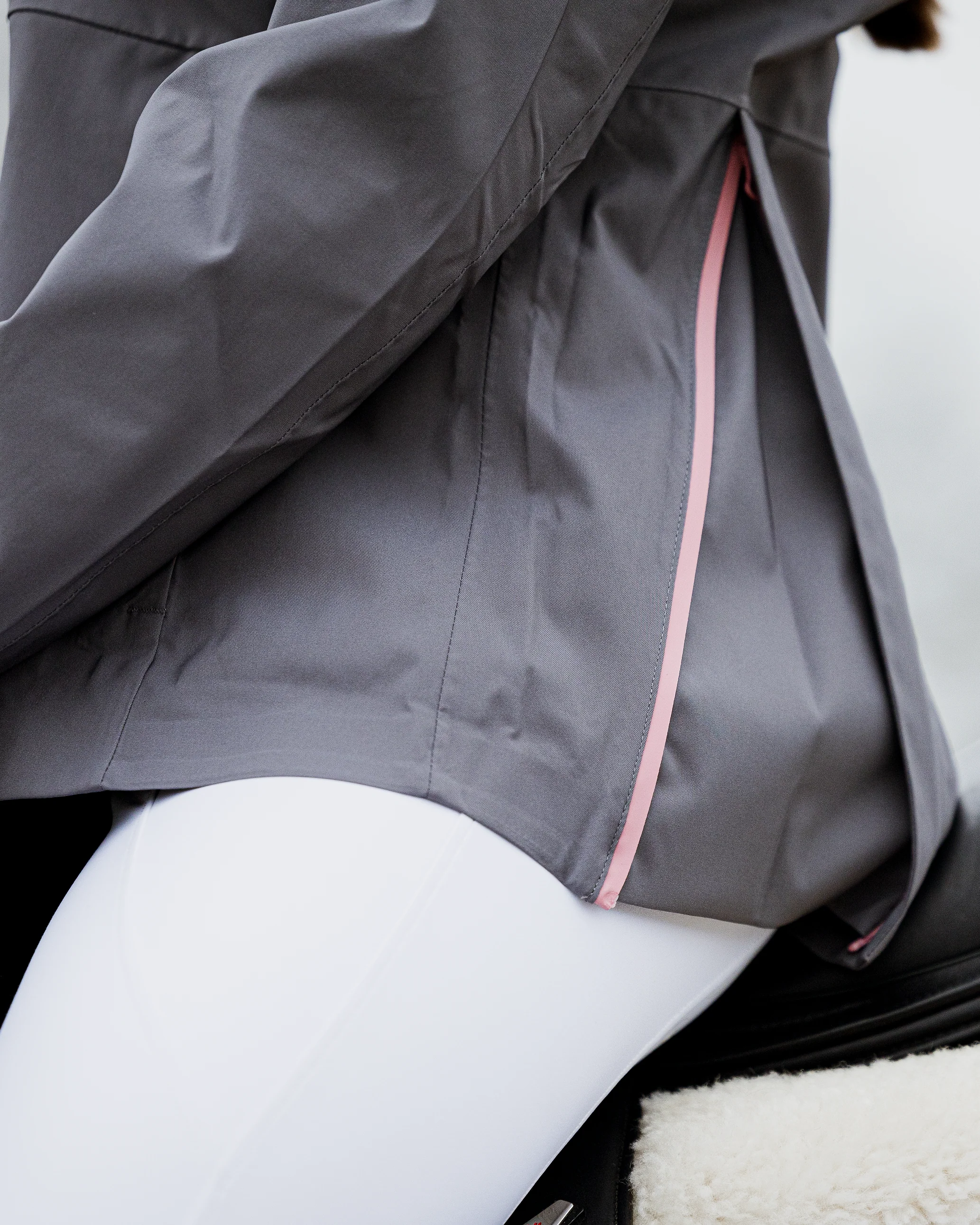 Varsha Waterproof Riding Jacket | Women's | Grey - Image 4