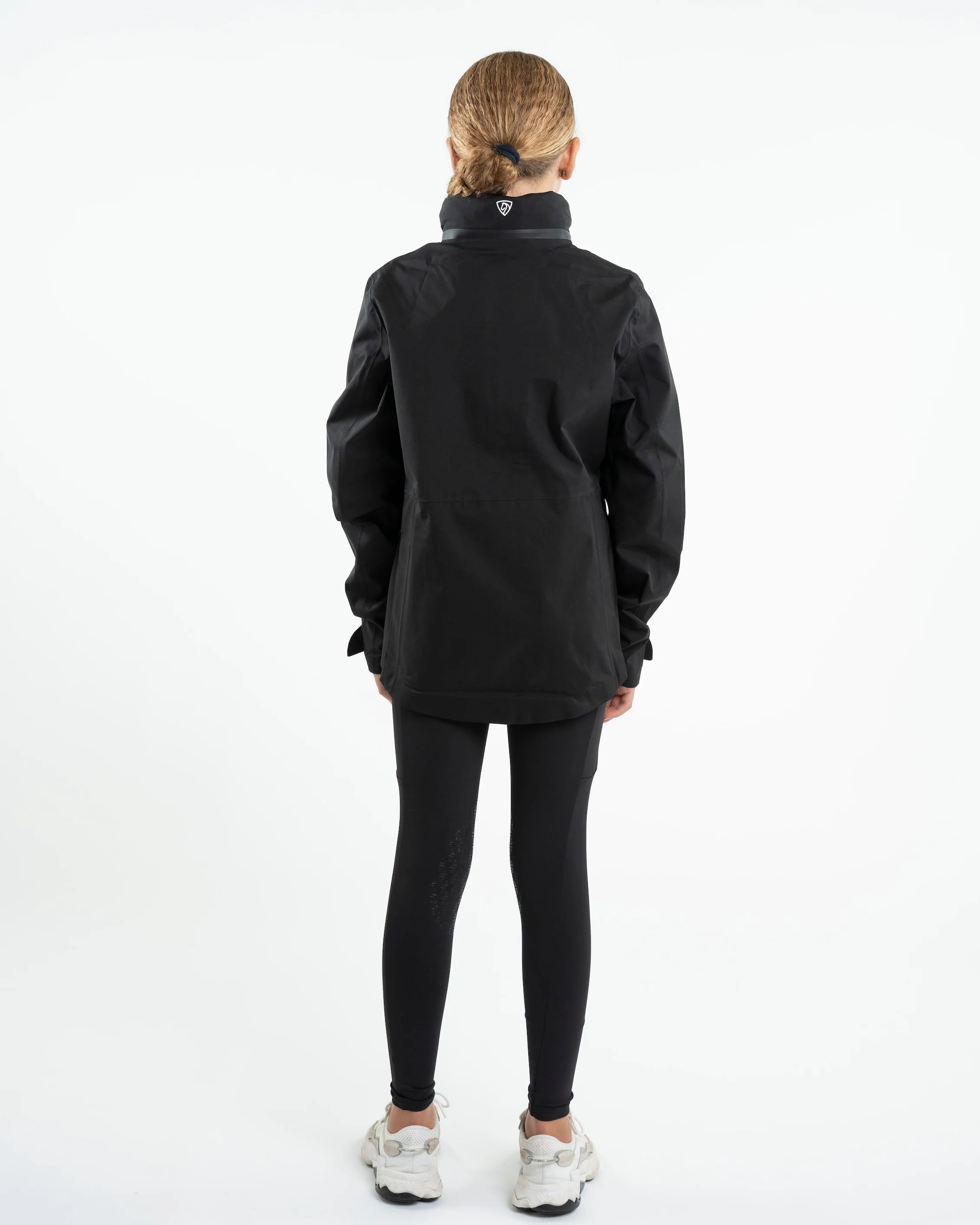 Varsha Waterproof Riding Jacket | Girl's | Black - Image 5
