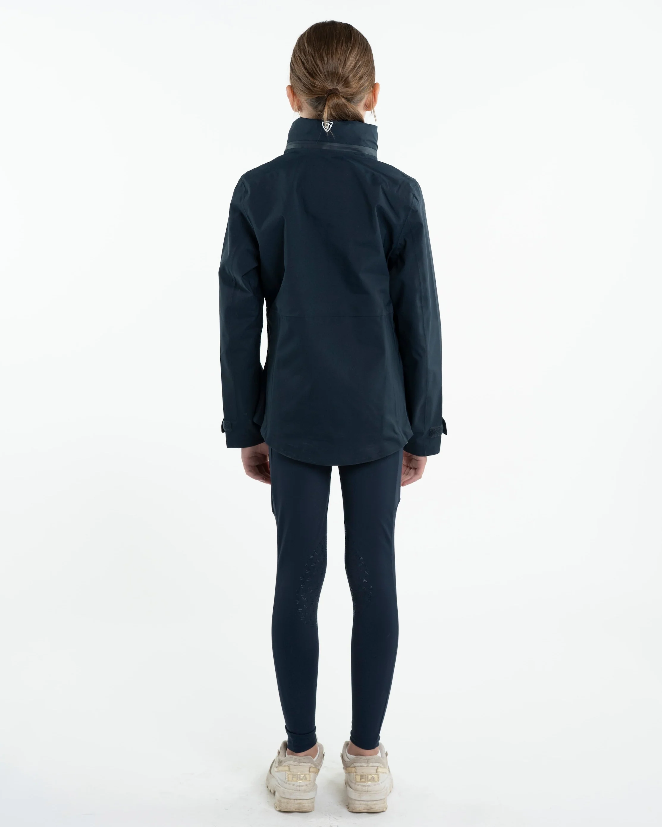 Varsha Waterproof Riding Jacket | Girl's | Navy - Image 7