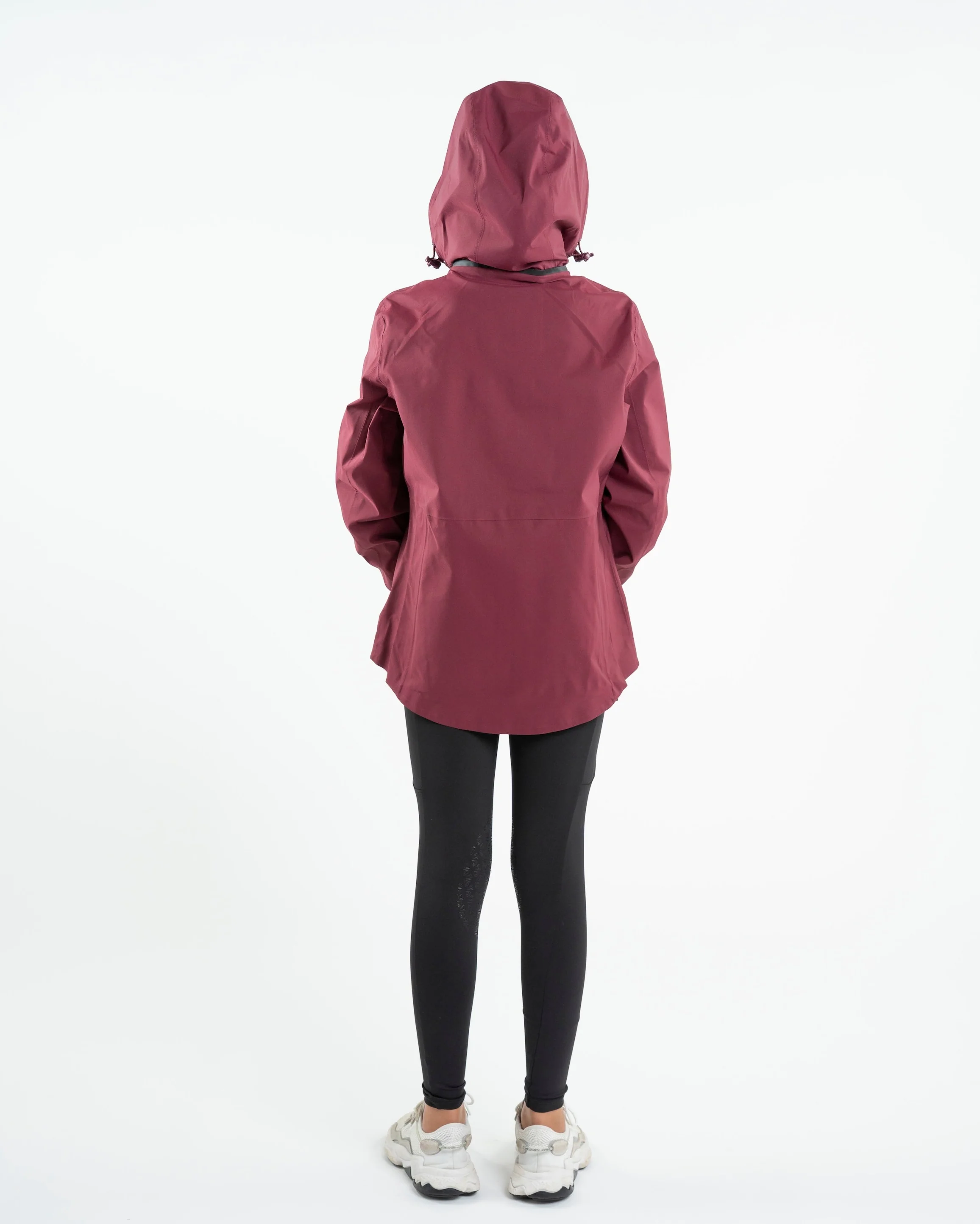 Varsha Waterproof Riding Jacket | Girl's | Plum - Image 7
