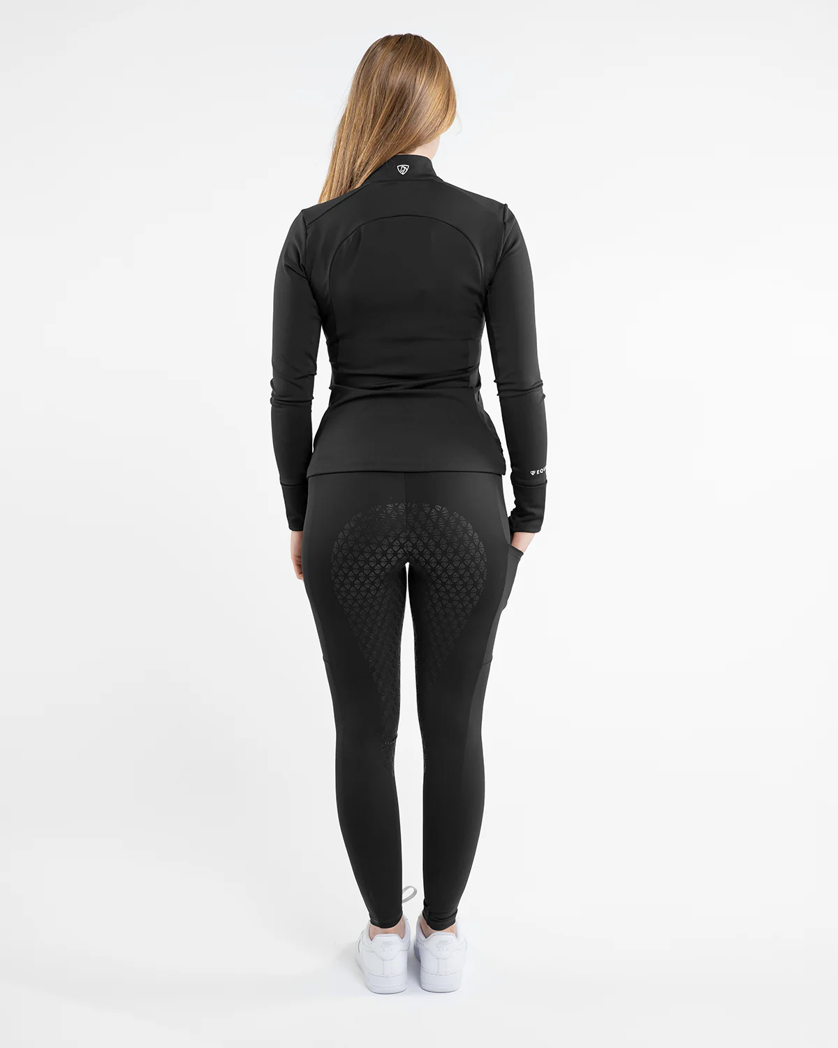 Water Repellent Leggings | Women's Black/White - Image 6