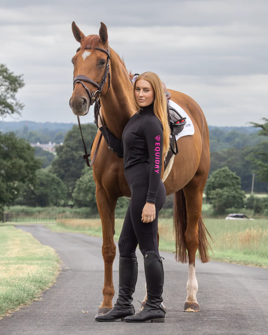 Women's Water Repellent Base Layer | Black/Pink - Image 9
