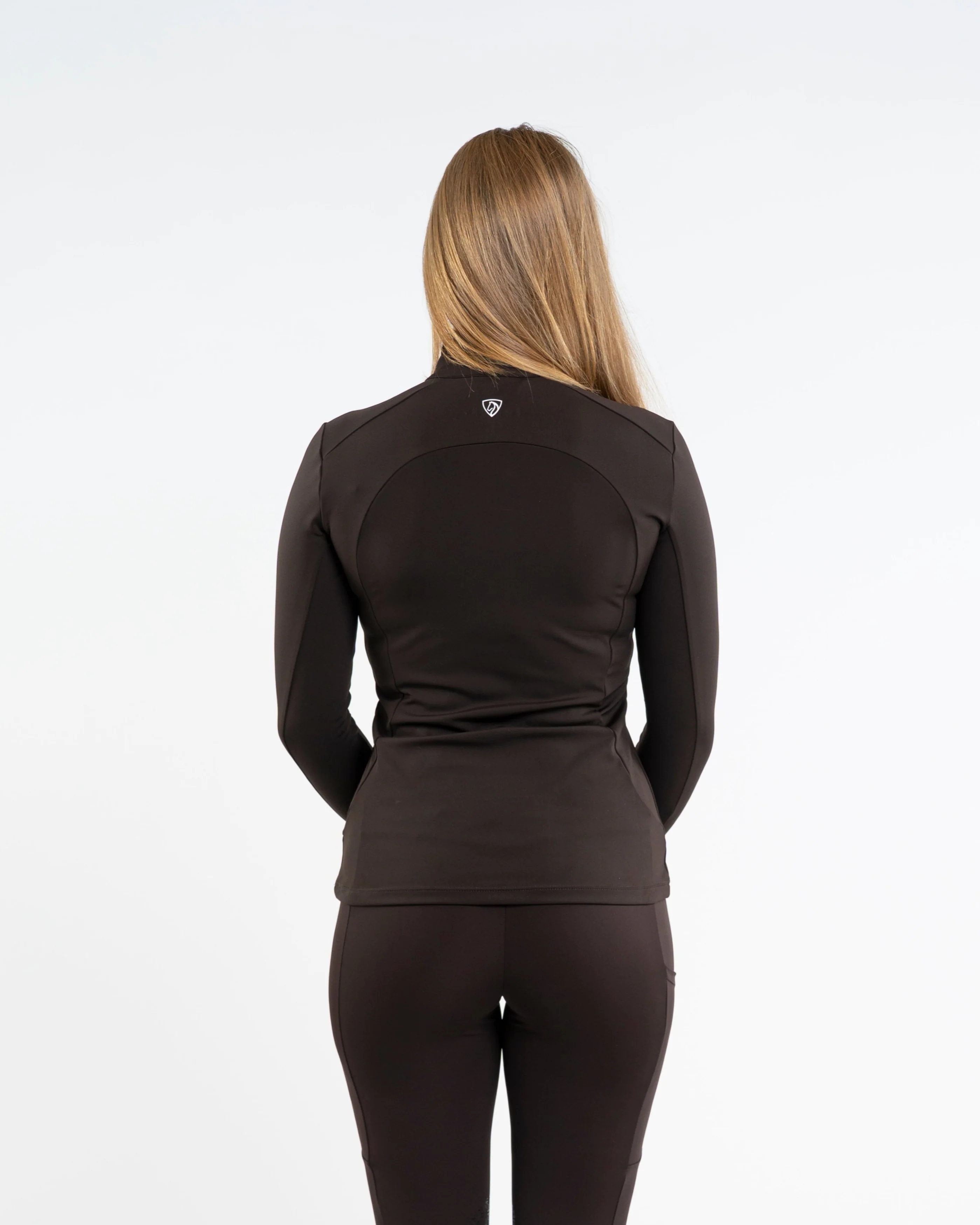 Women's Water Repellent Base Layer | Brown/White - Image 4