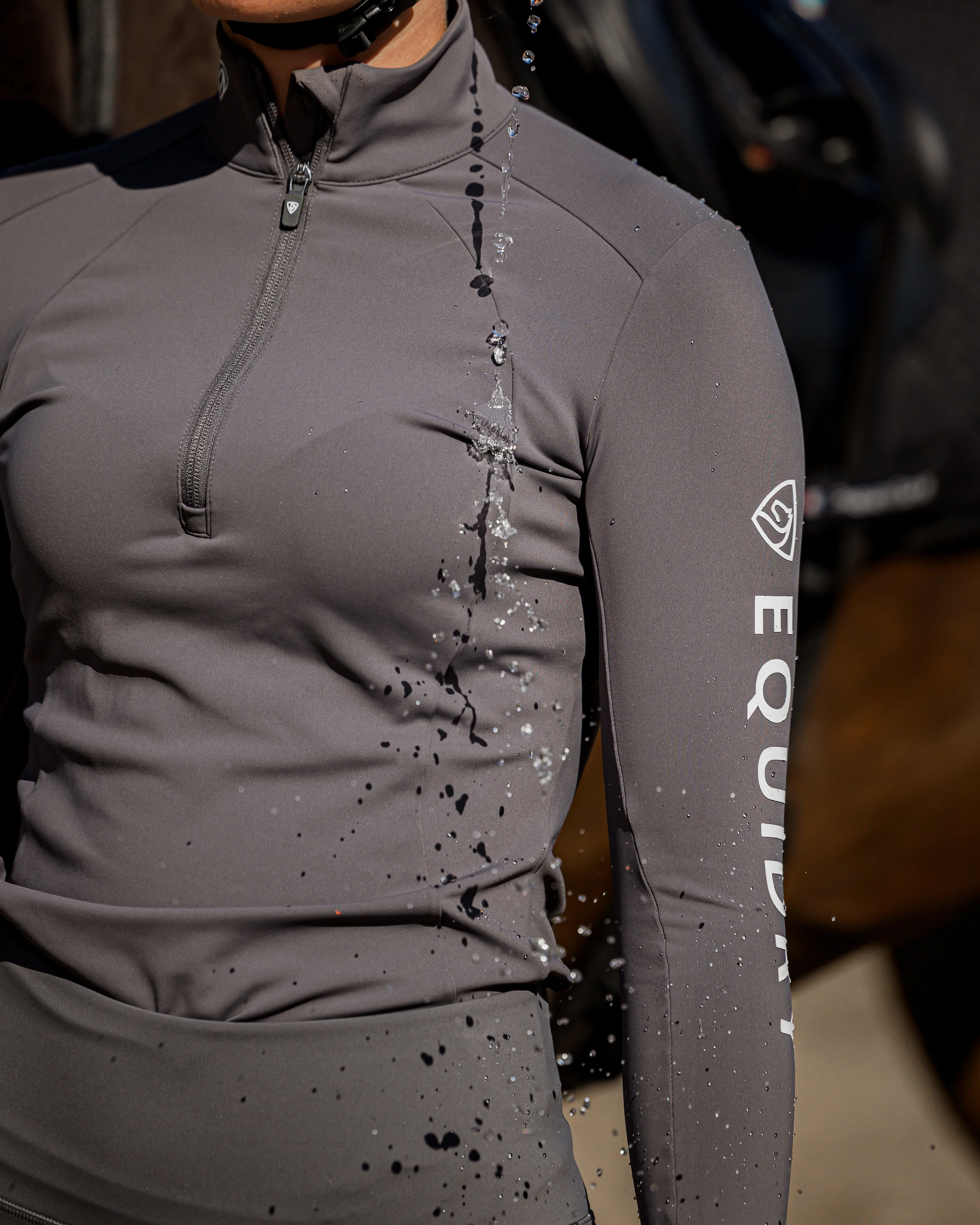 Women's Water Repellent Base Layer | Grey/White - Image 12
