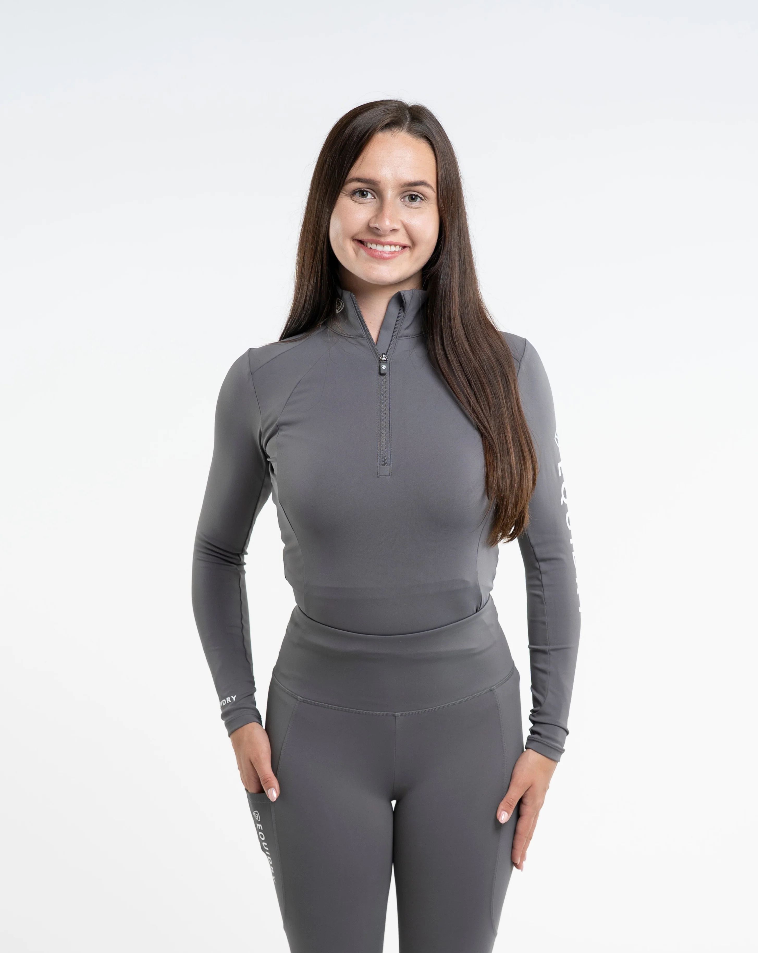 Women's Water Repellent Base Layer | Grey/White - Image 3