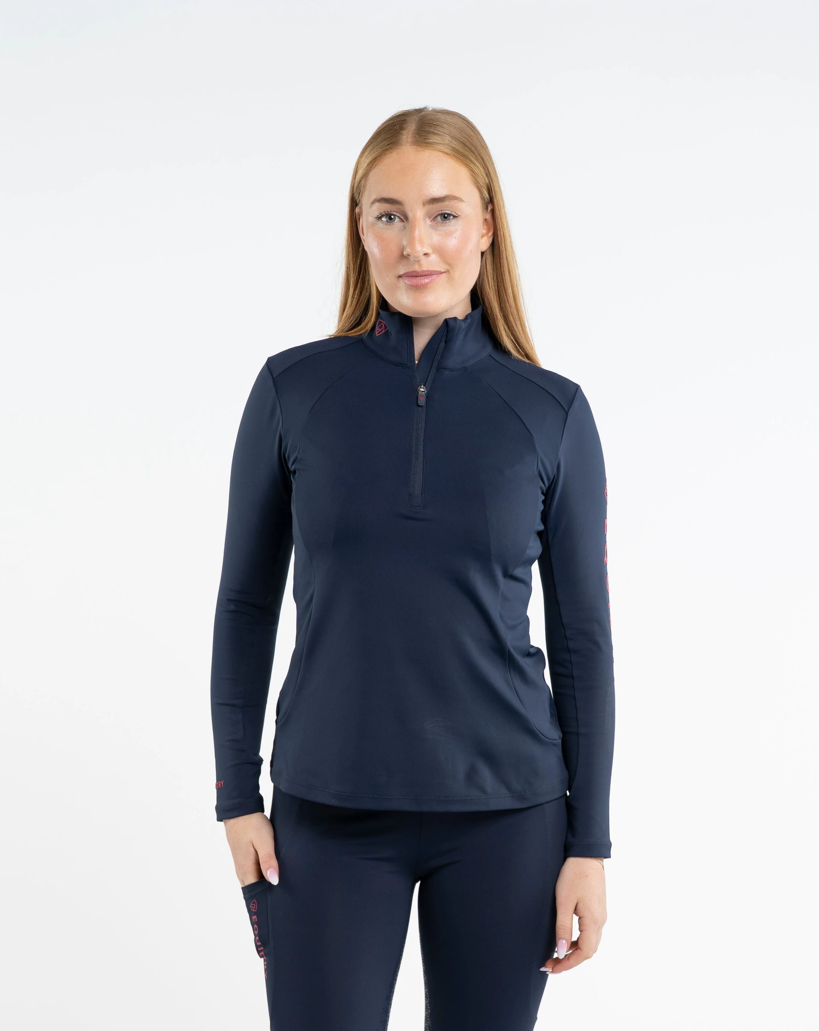 Women's Water Repellent Base Layer | Navy/Raspberry - Image 3