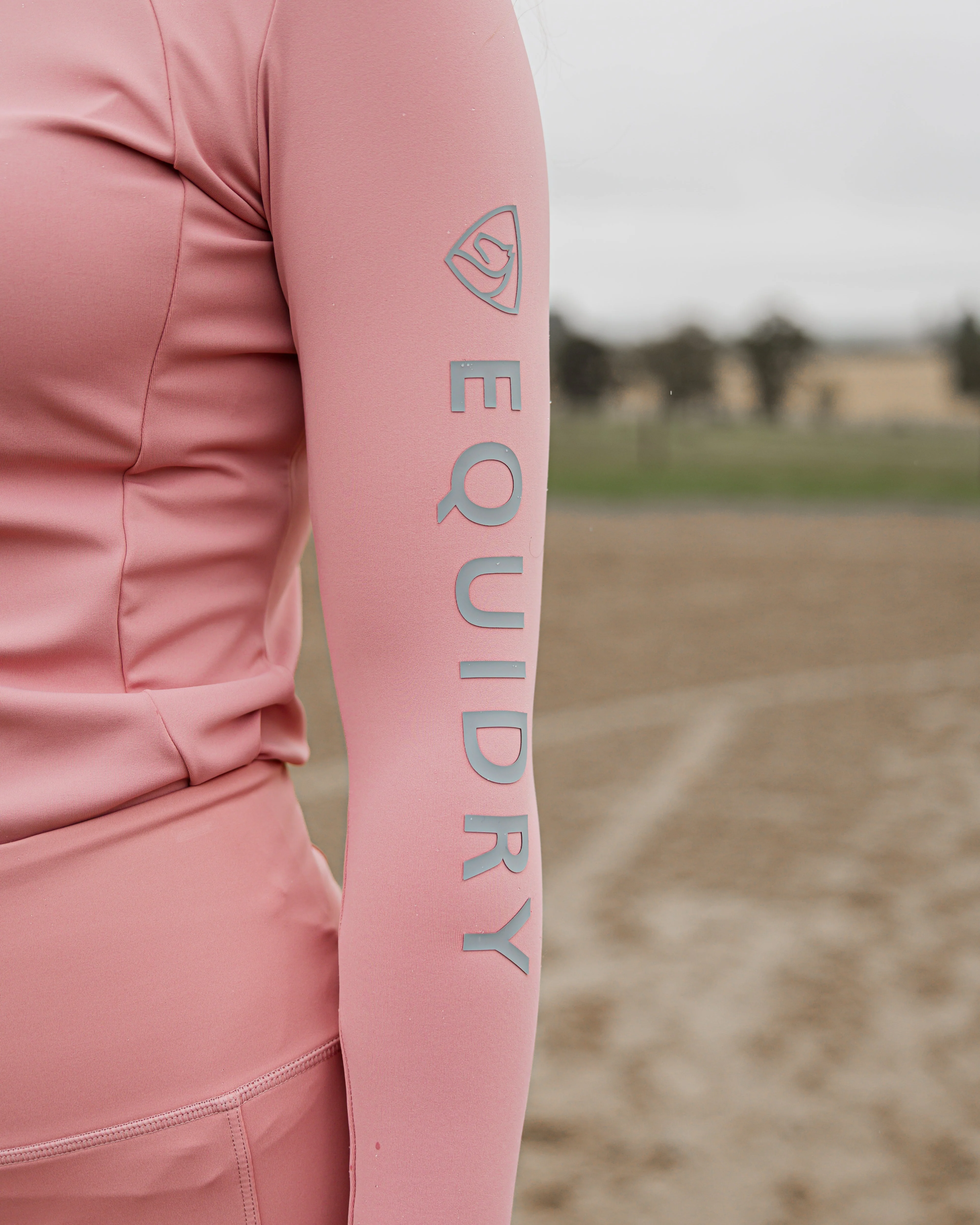 Women's Water Repellent Base Layer | Pale Pink/Grey - Image 10
