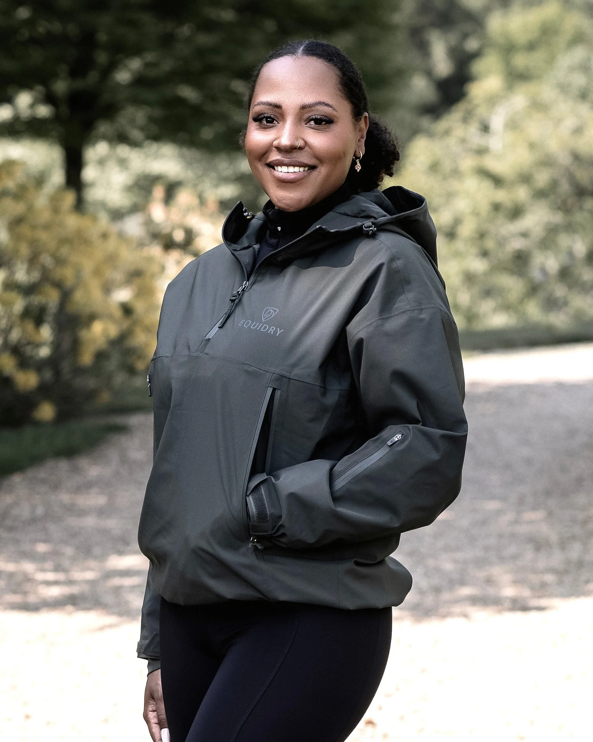 Waterproof Storm Smock | Women's | Black Forest Green - Image 6