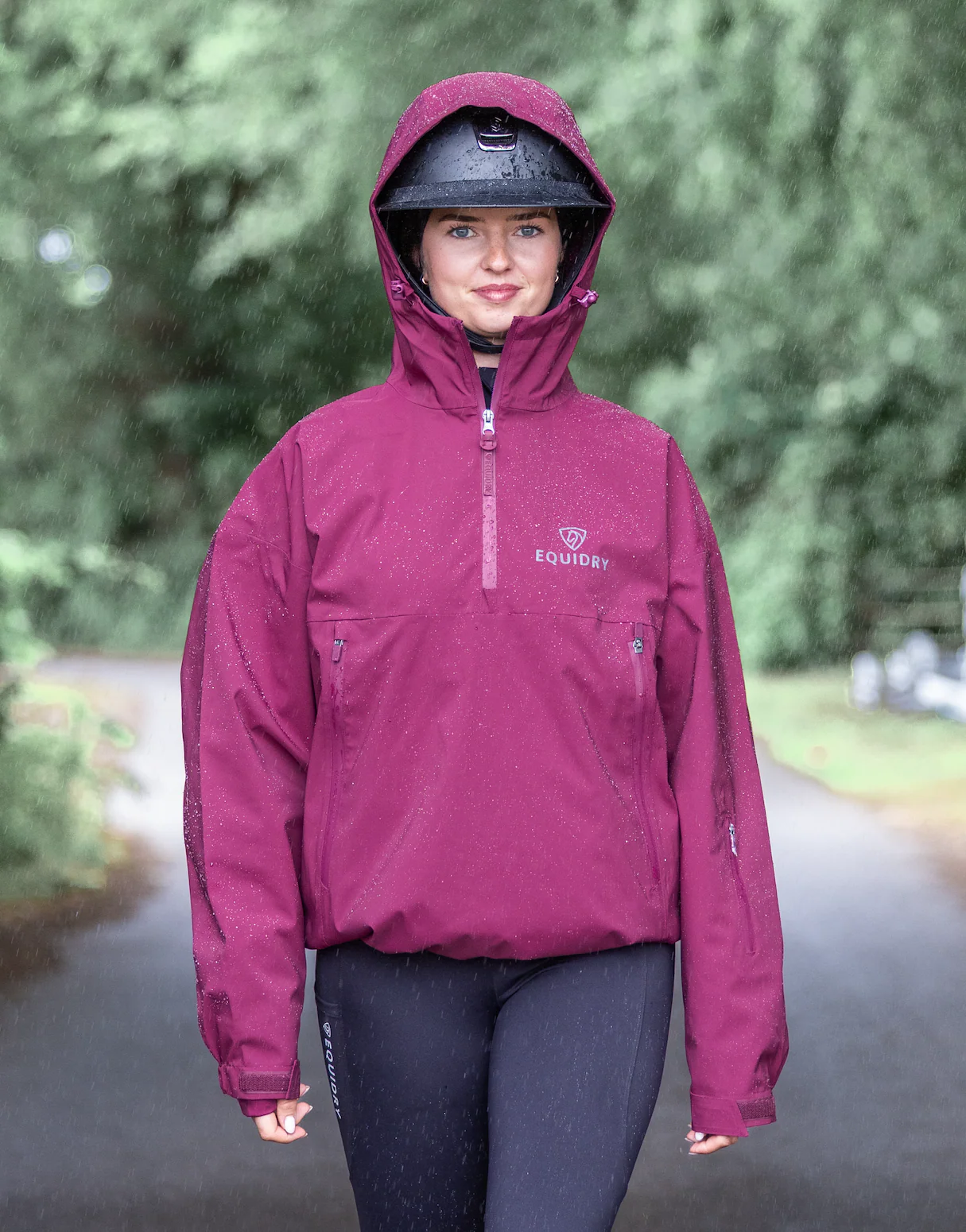 Waterproof Storm Smock | Women's | Burgundy - Image 3