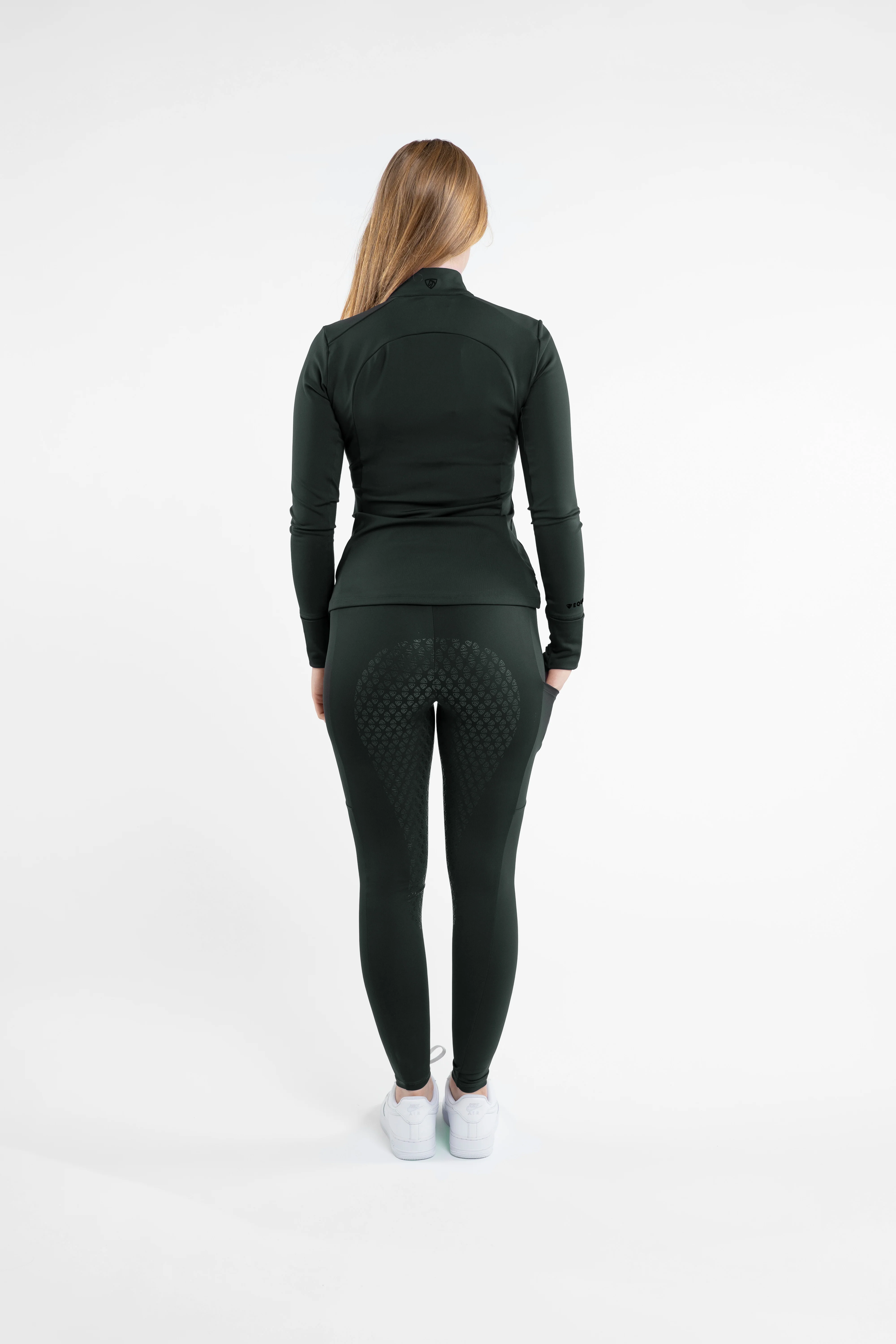 Women's Water Repellent Base Layer | Black Forest Green/Black - Image 3