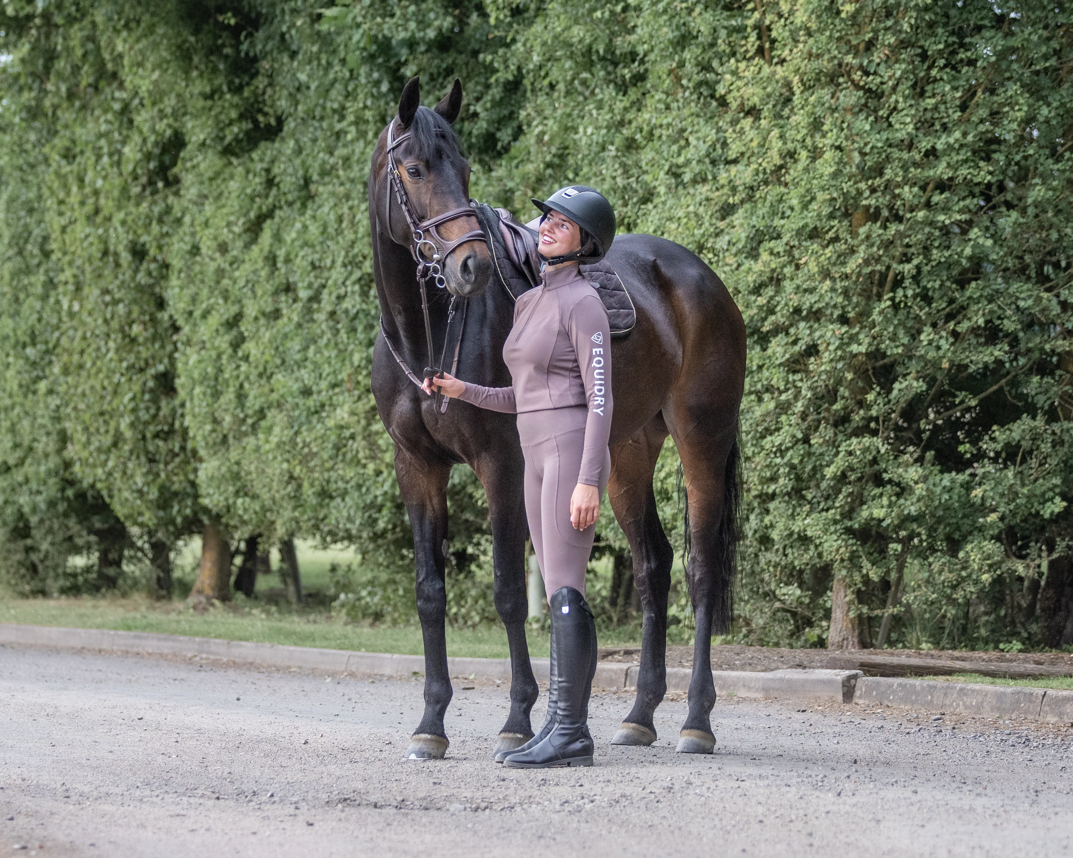 Women's Water Repellent Base Layer | Mocha - Image 2
